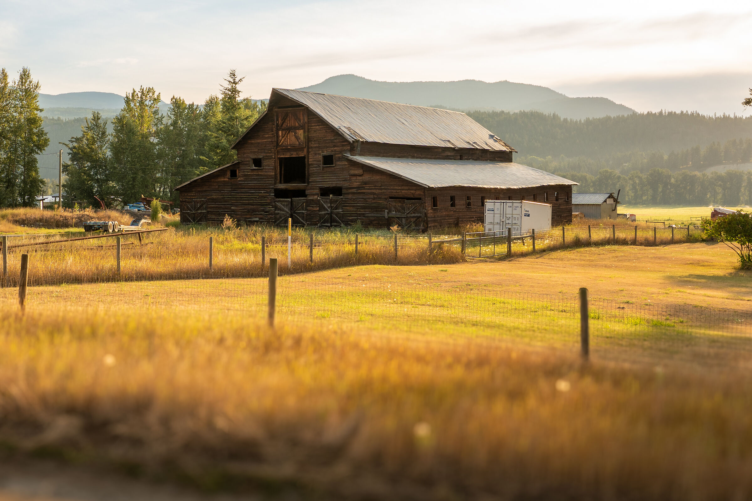 Mormon Farm in British Columbia