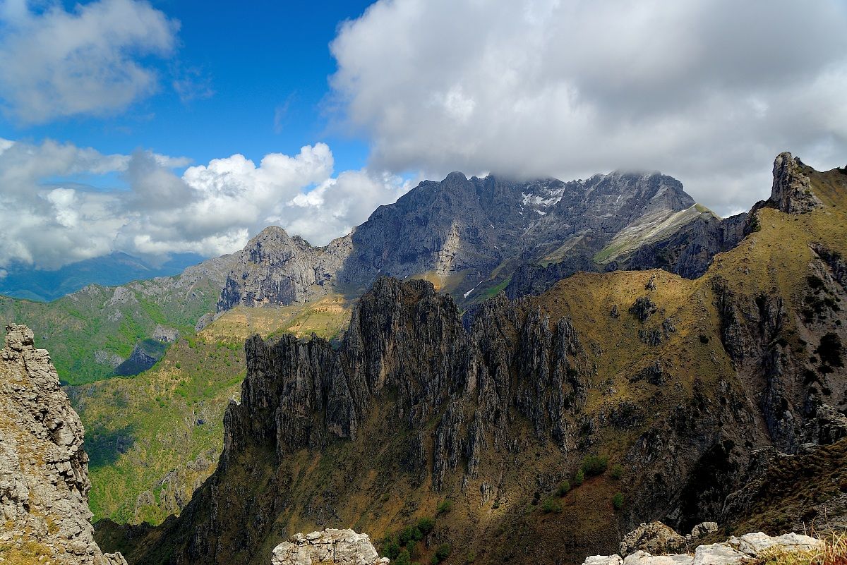 Panorama dal sentiero Cecilia (Grignetta)