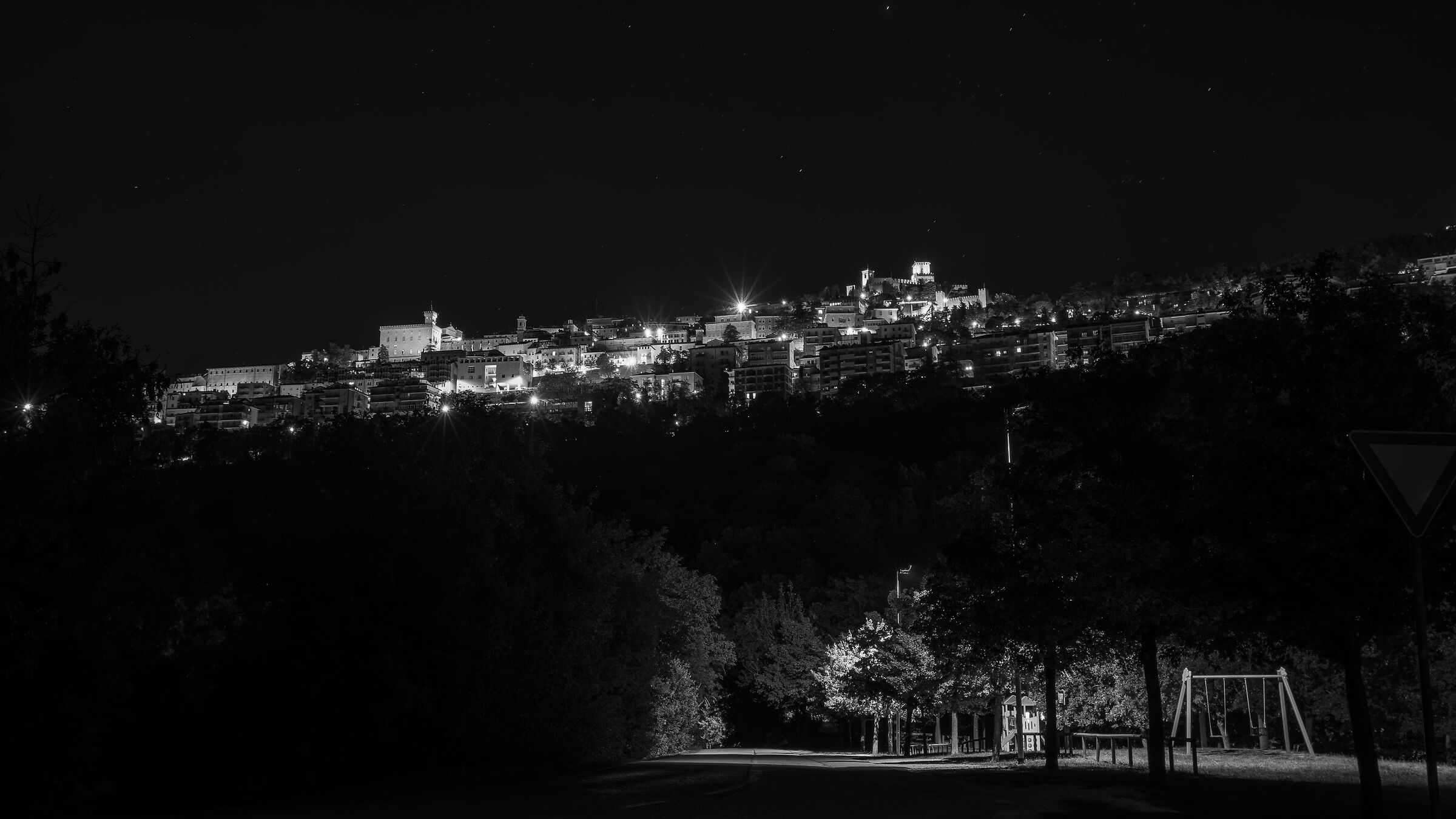 Lights in the night