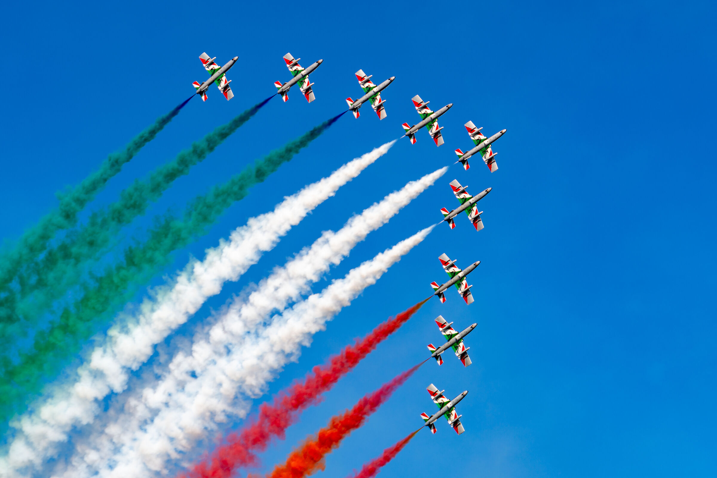Frecce Tricolori at Thiene Air Show 2025