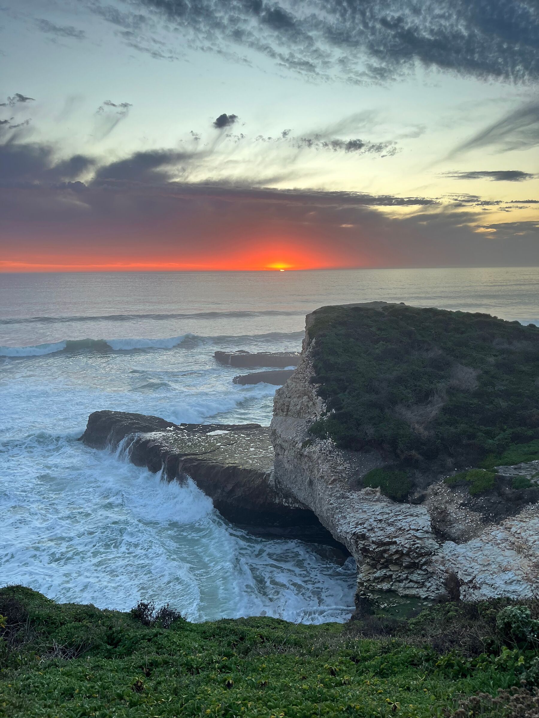 Sunset over the Pacific