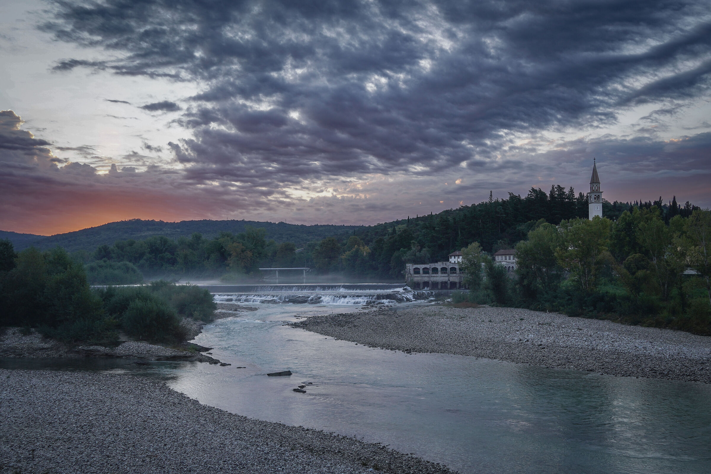 At the crack of dawn