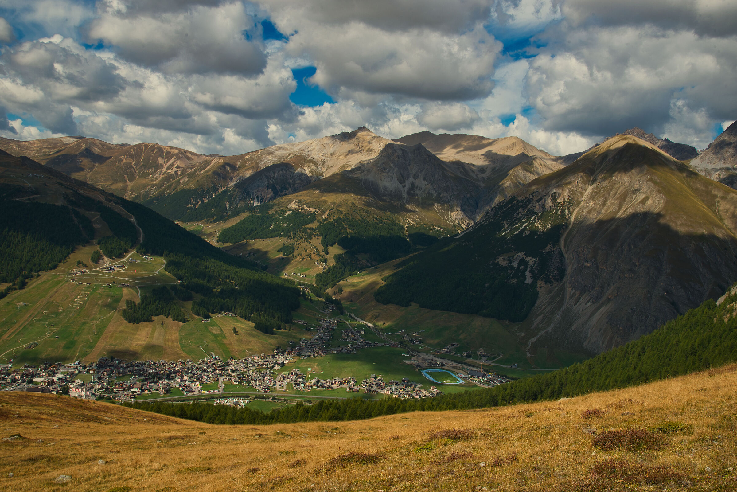 Vista su Livigno...