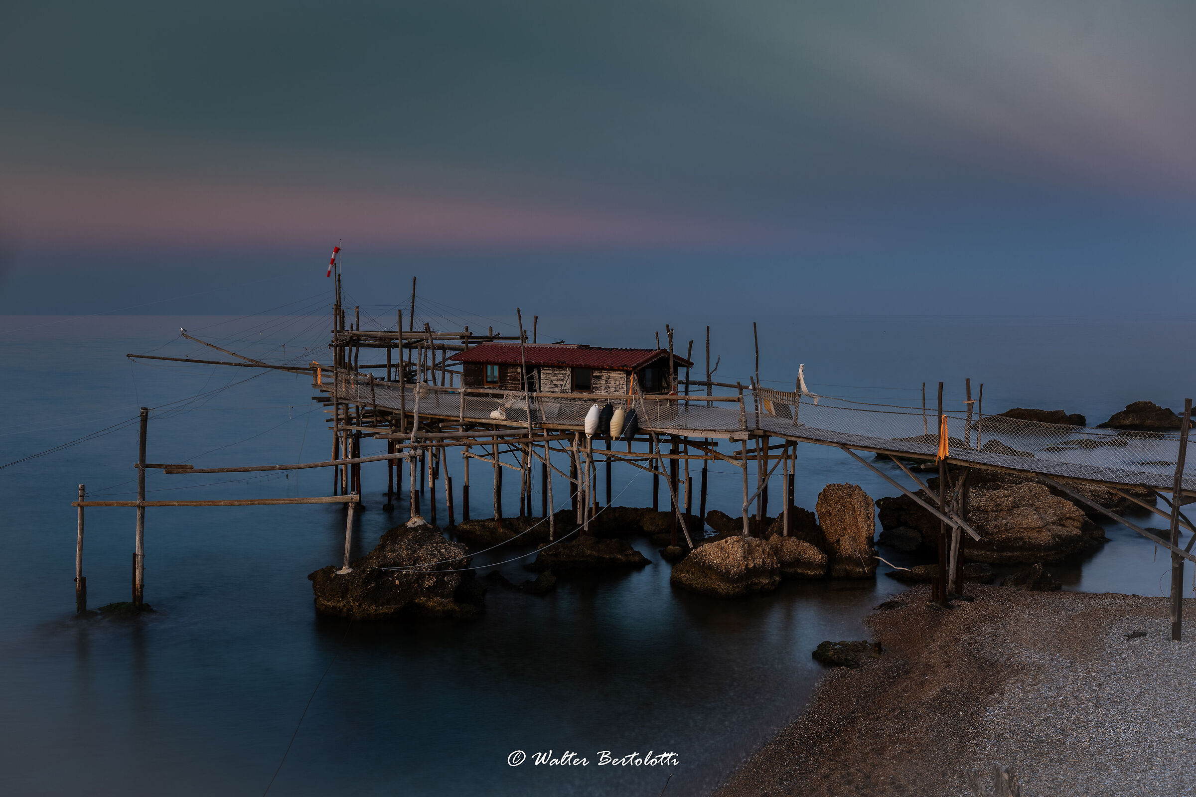 Sunset on the Trabocchi Coast