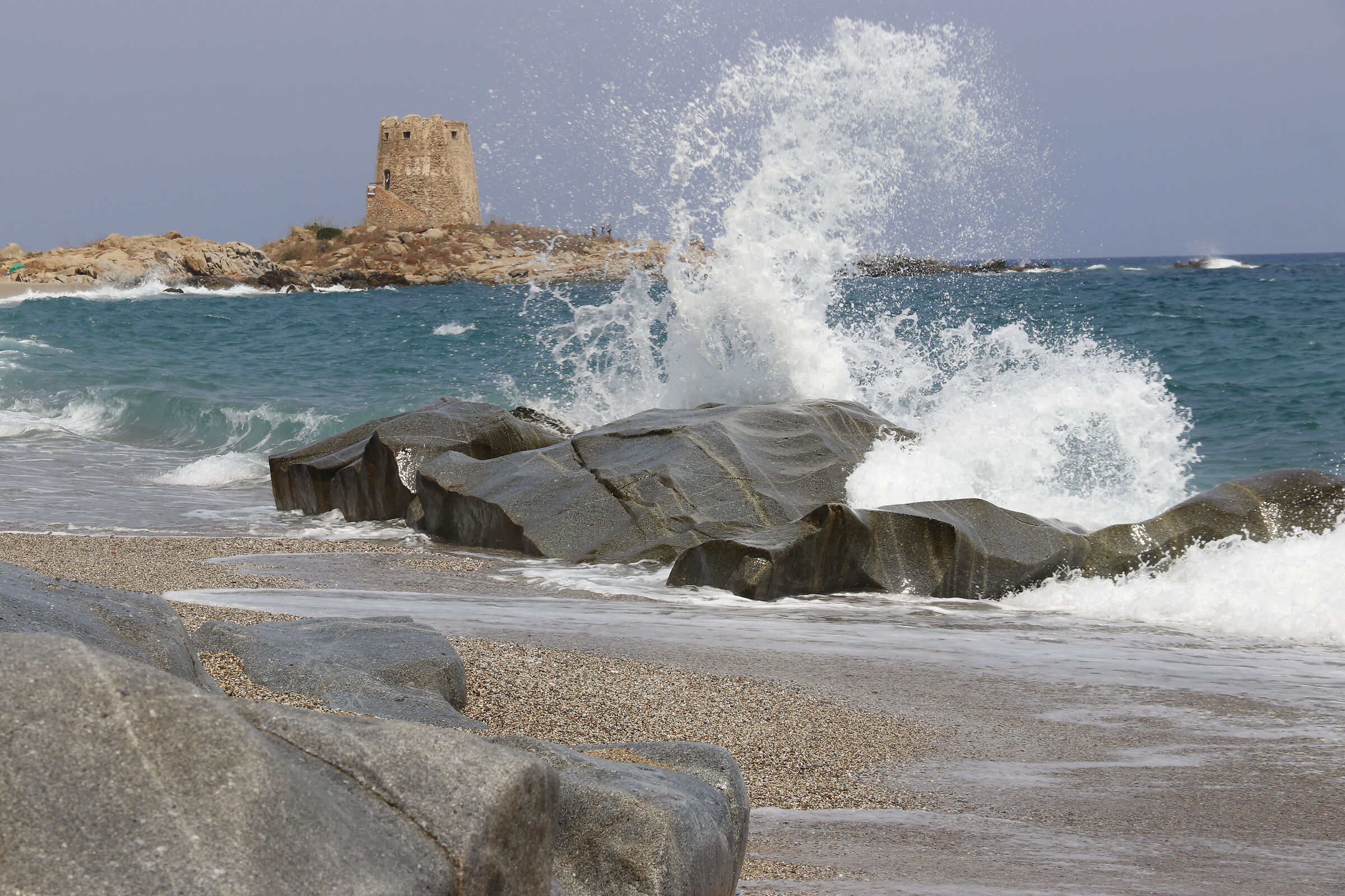 waves in Bari Sardo