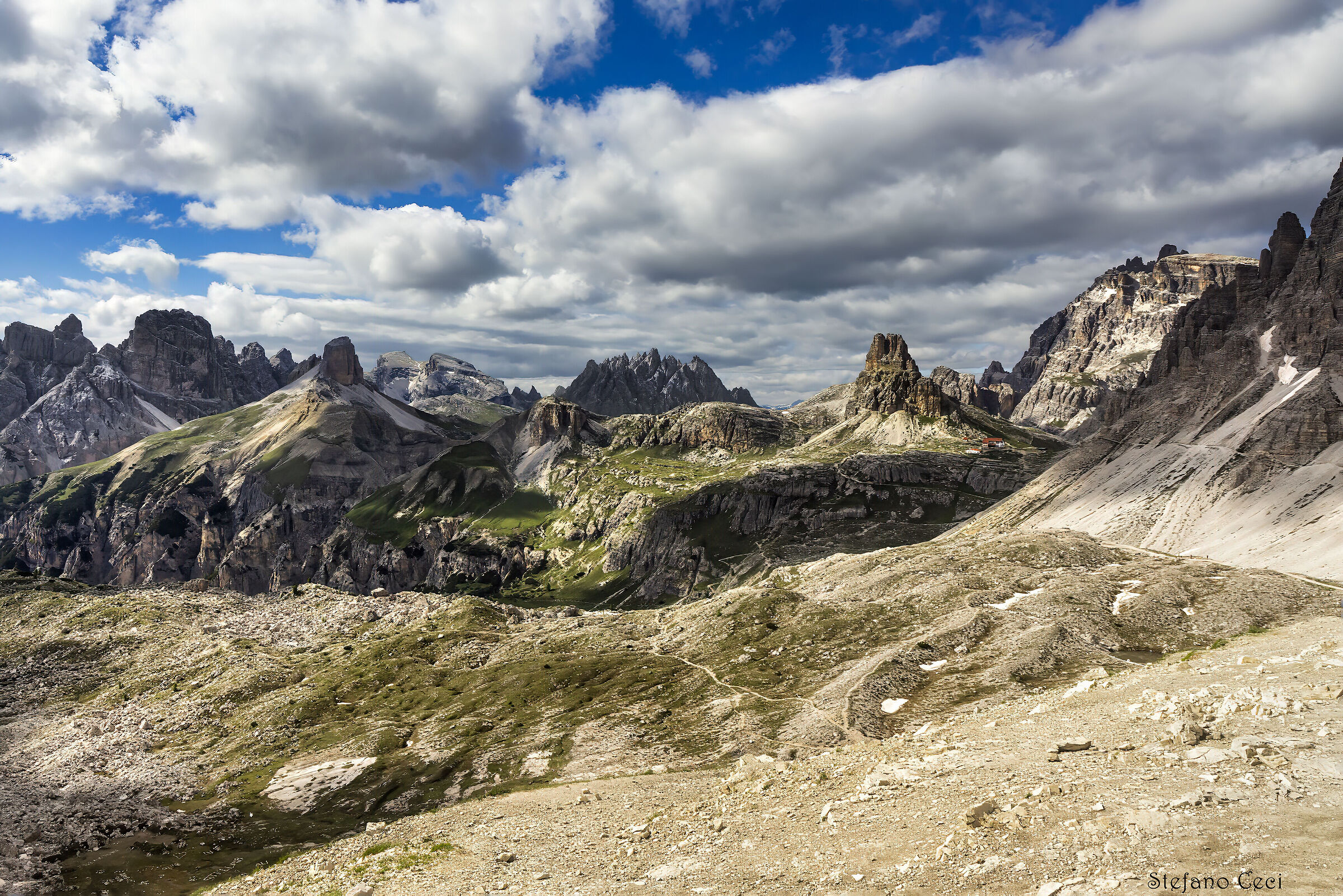 From the three peaks of Lavaredo