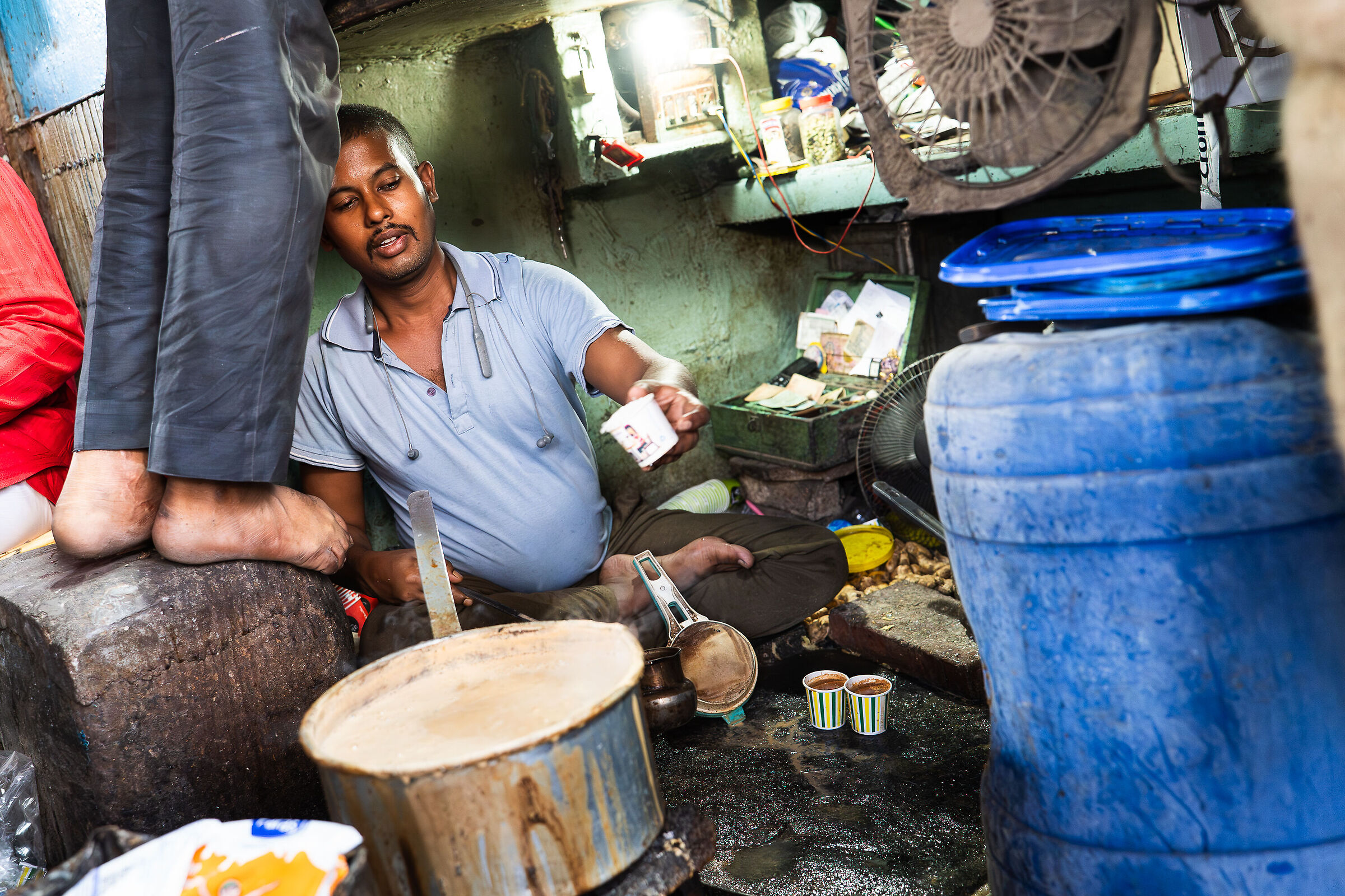 Venditore di Chai - Old Delhi