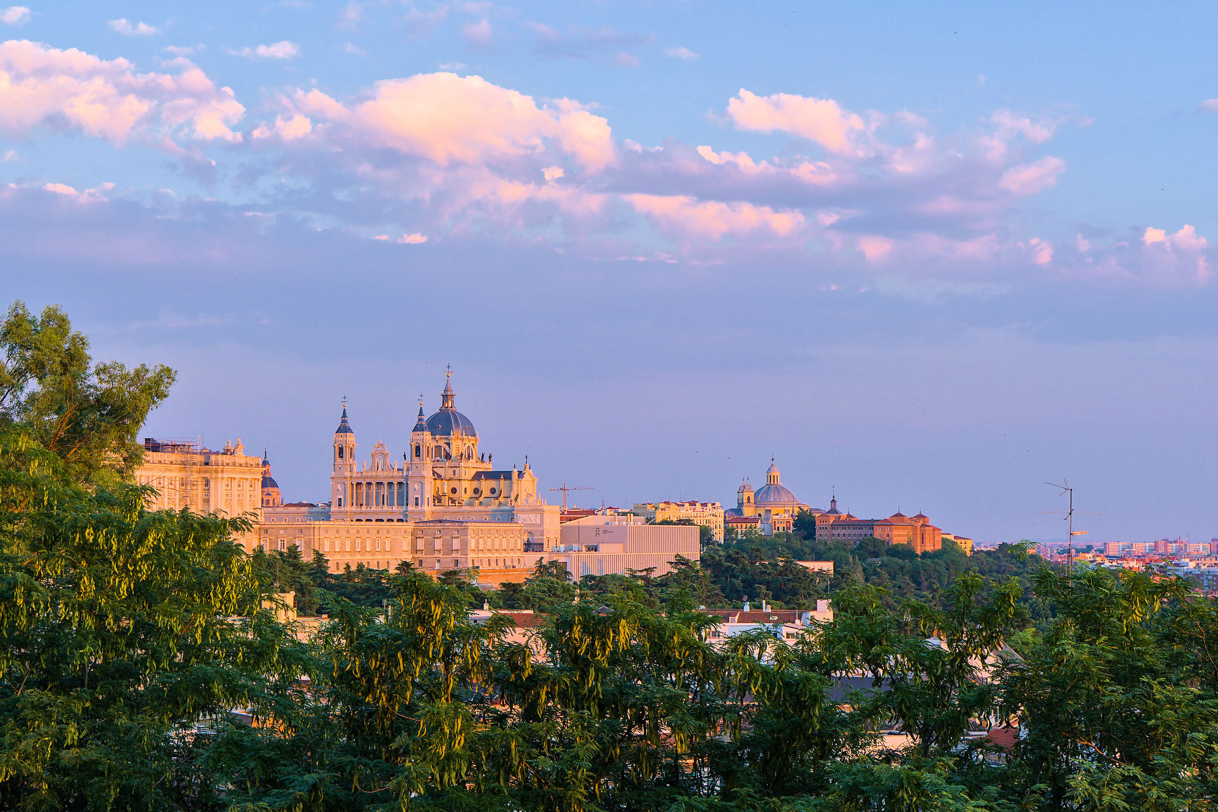 Madrid sunset