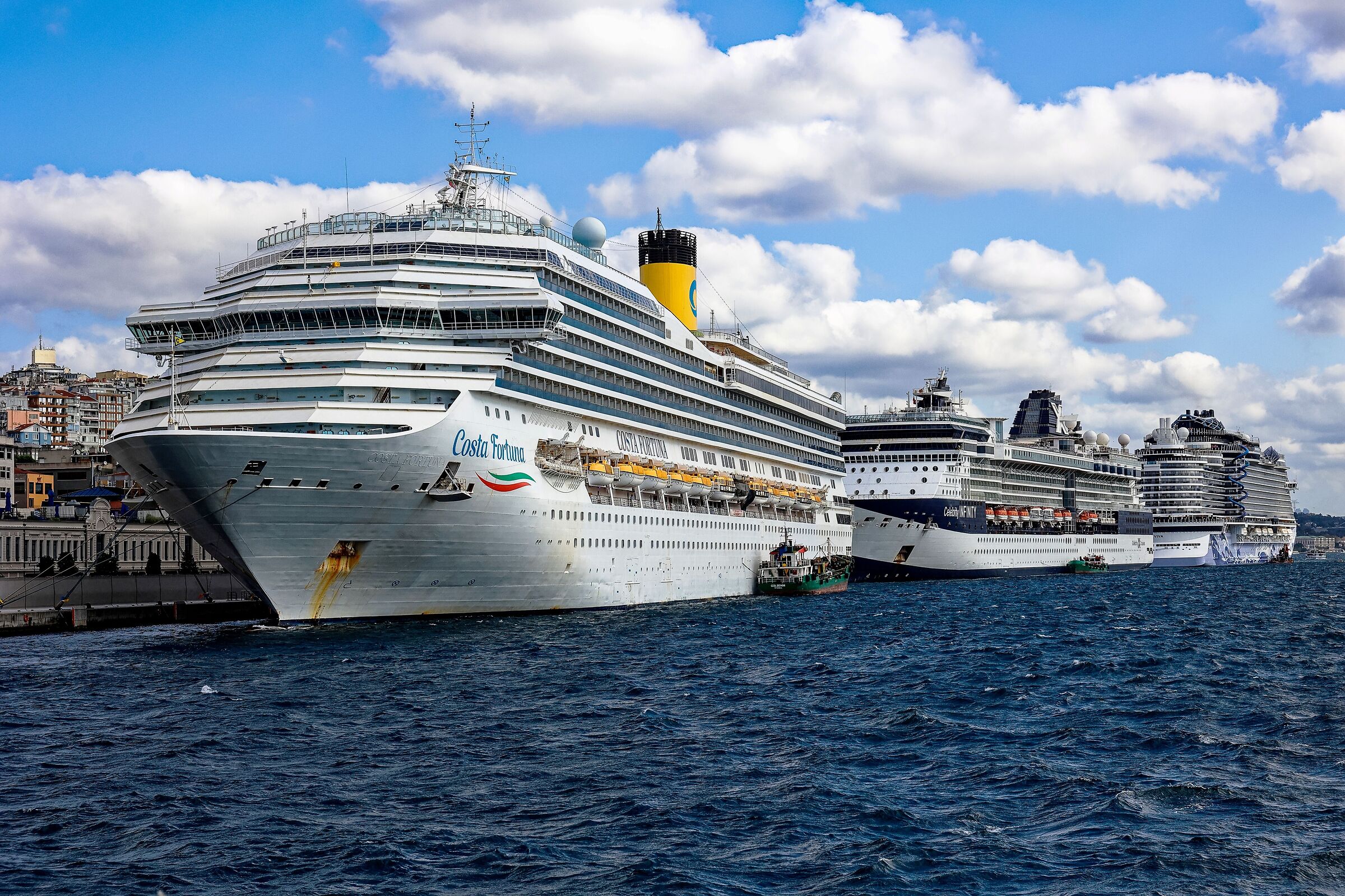 Grandi navi sul Bosforo