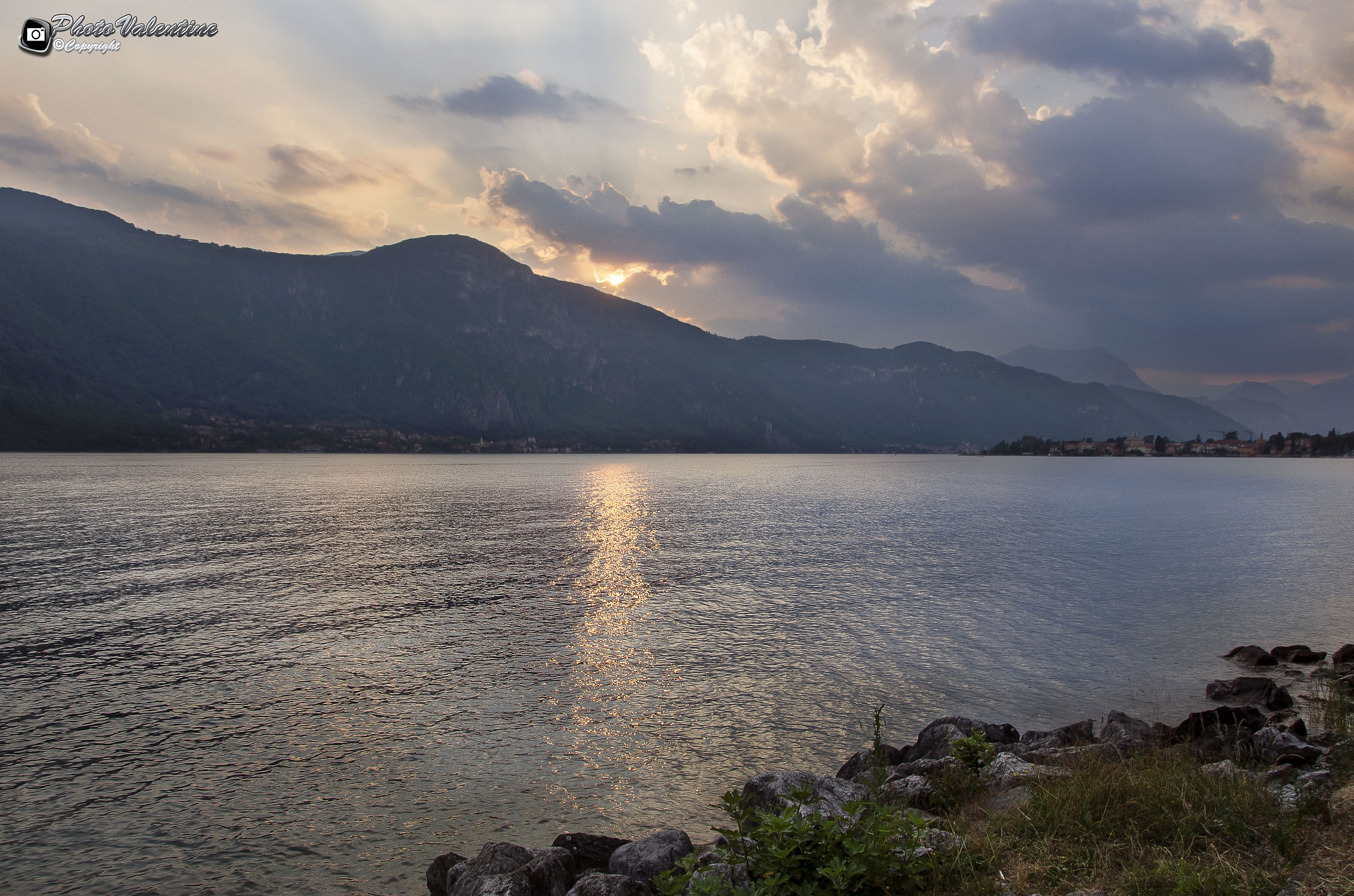 Sunset by the Lake Lecco
