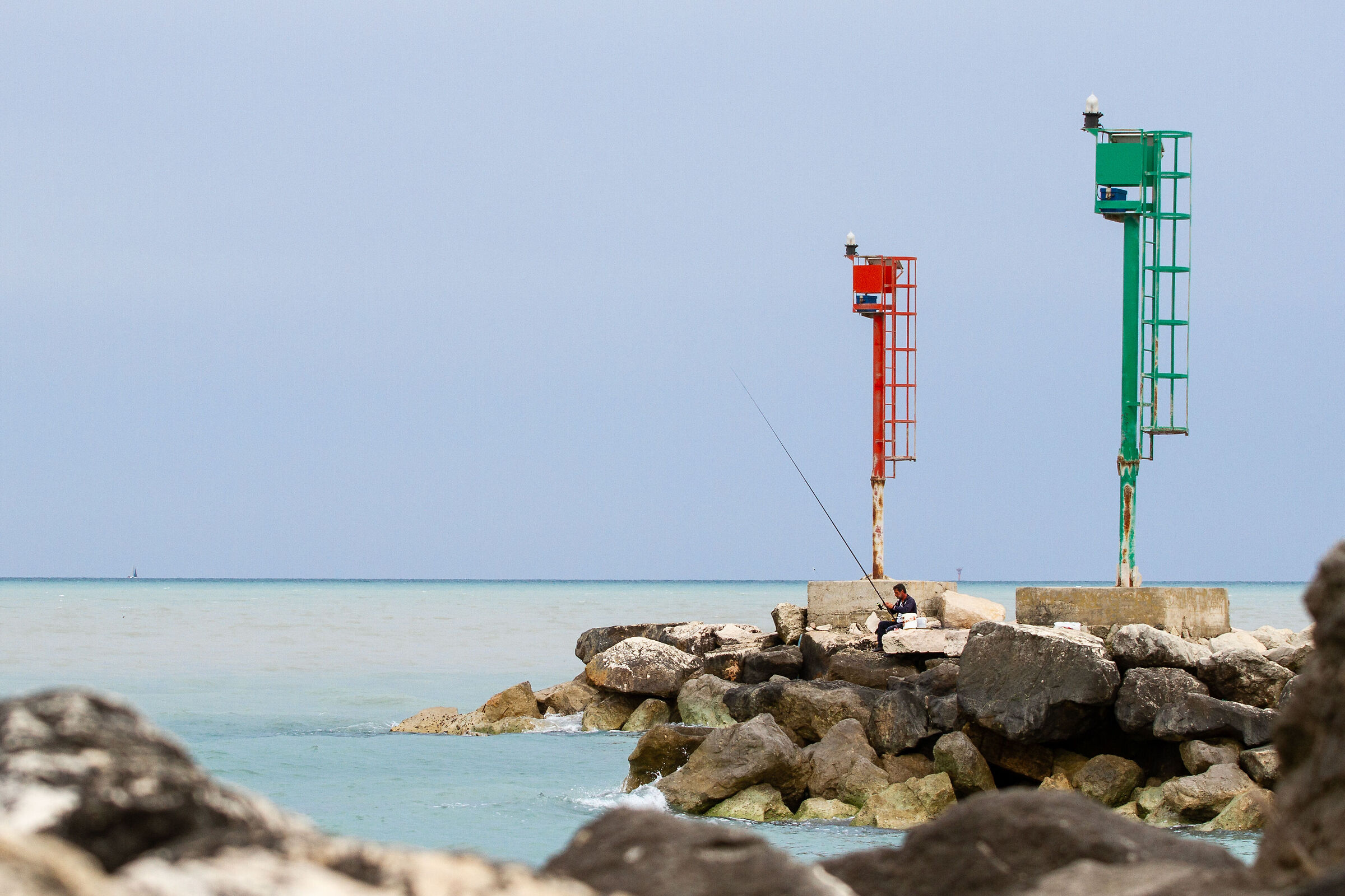 la solitudine del pescatore