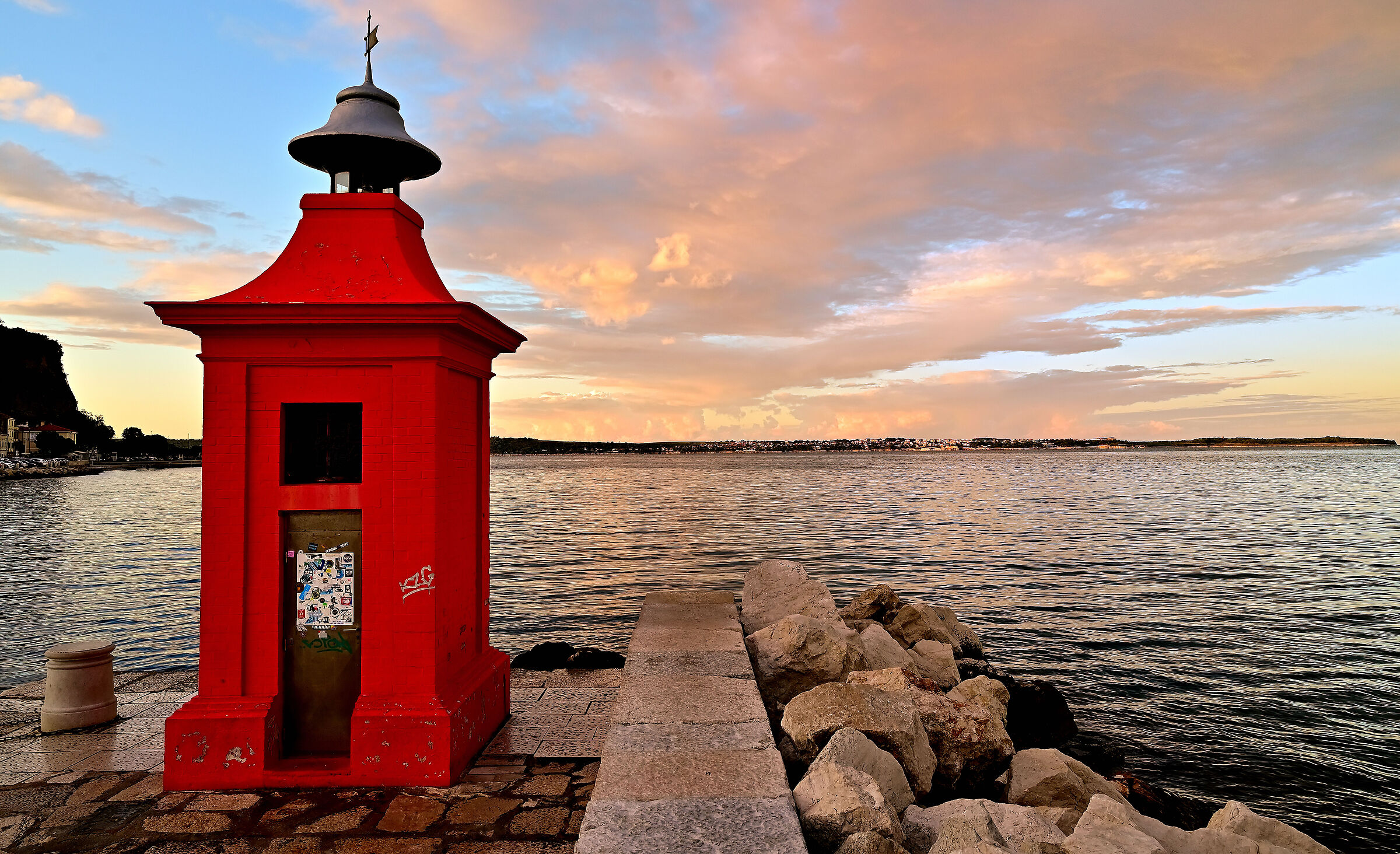 Faro rosso di Pirano