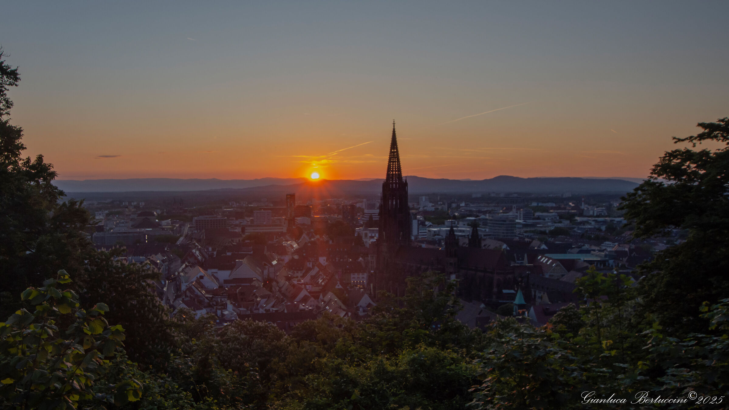 Sunset in Freiburg