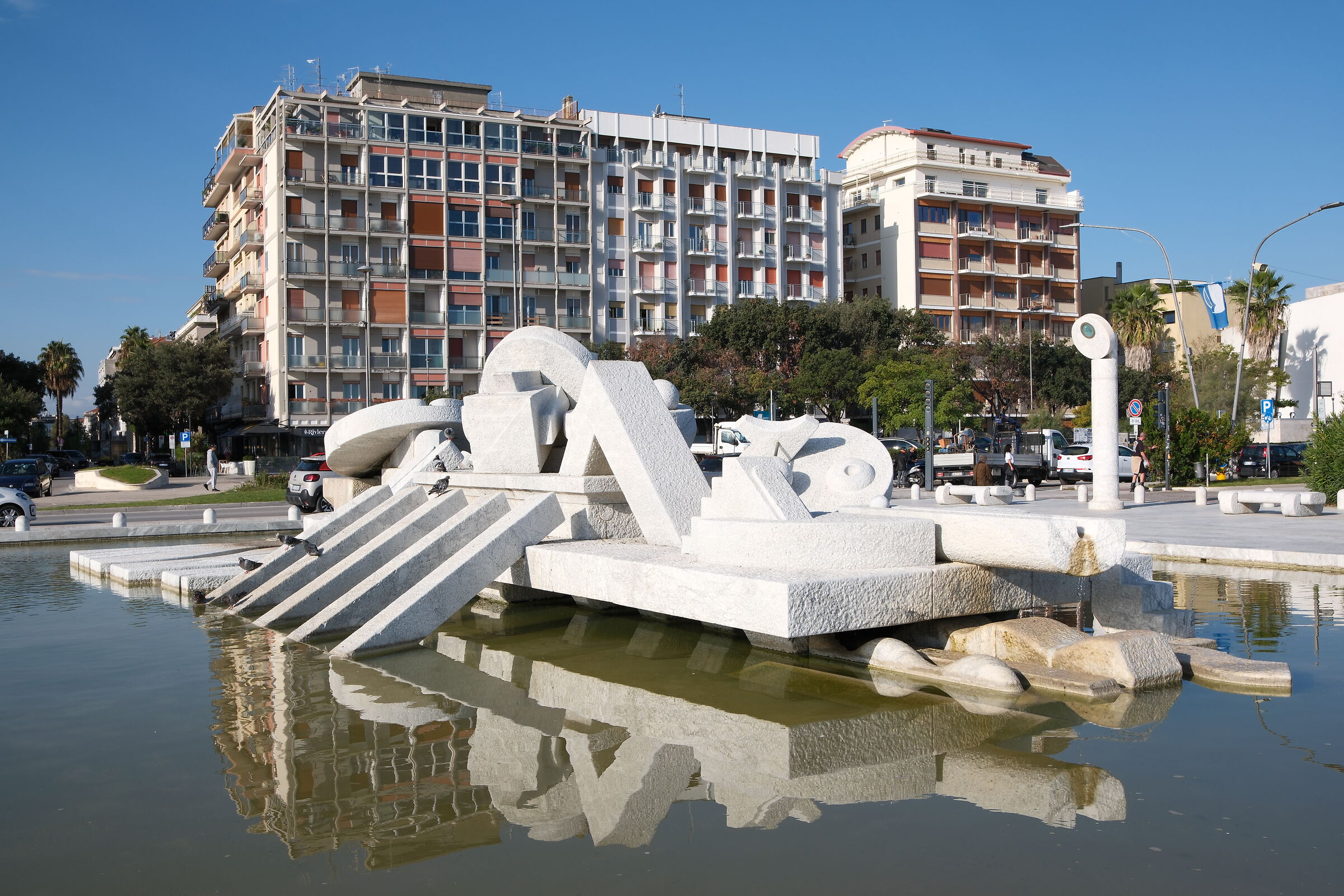 The Ship (of Cascella) reflected
