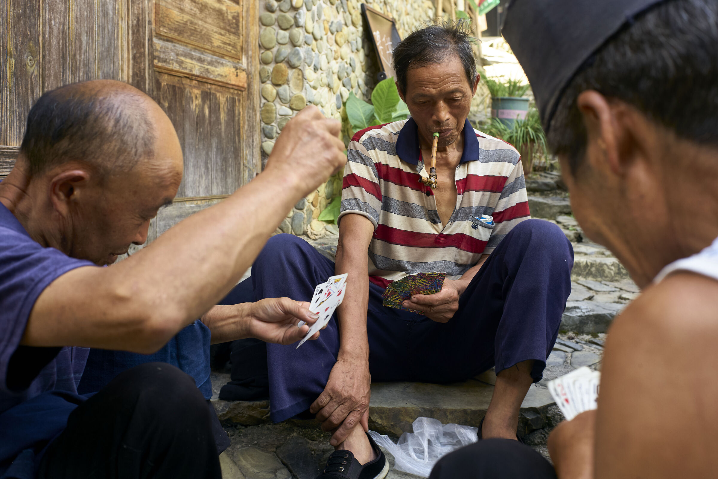 Leisure time in a Chinese village