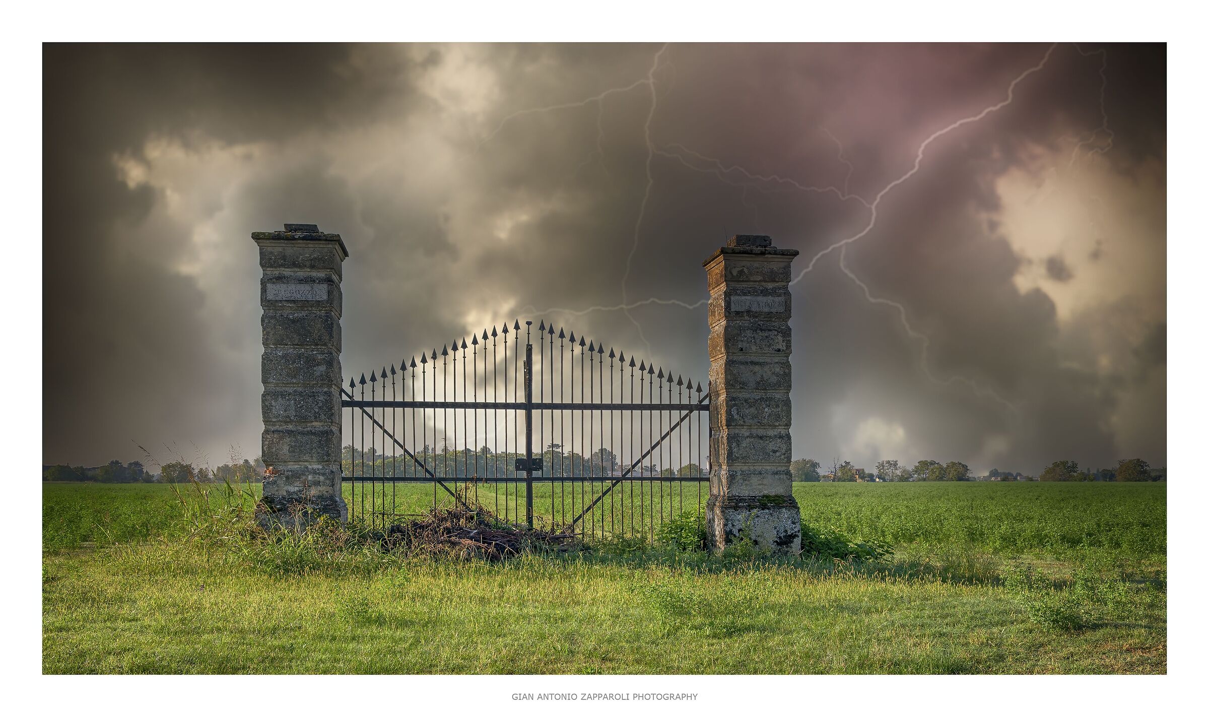 Do not go through this gate...