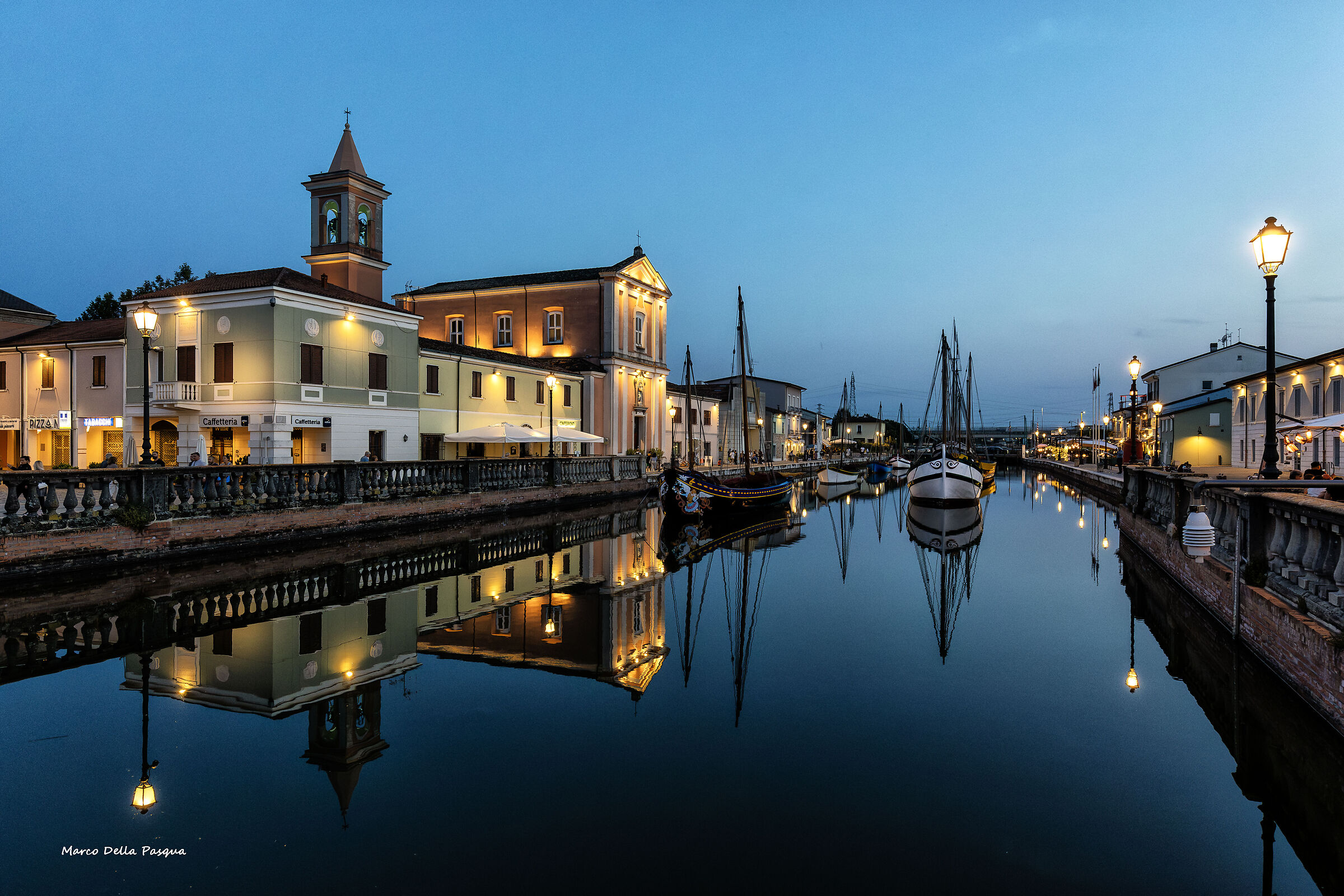 Cesenatico by night