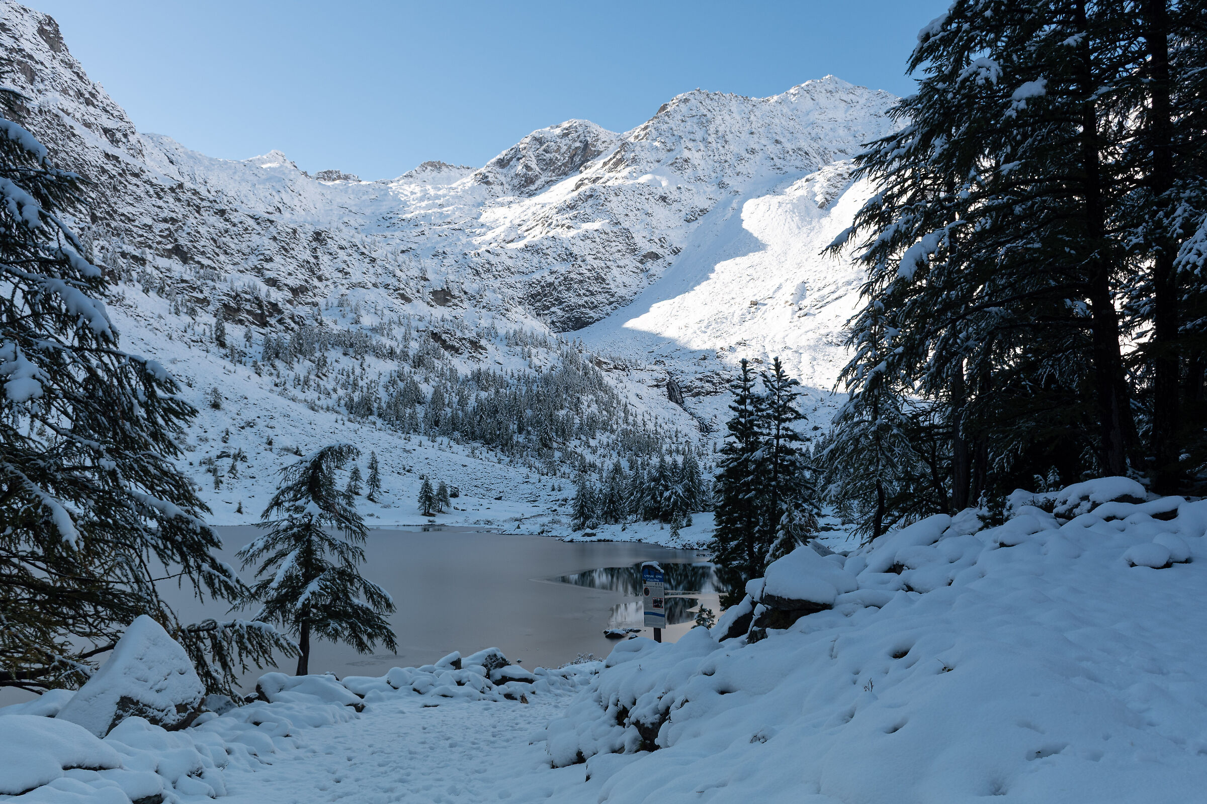 Lake Arpy in winter habitus