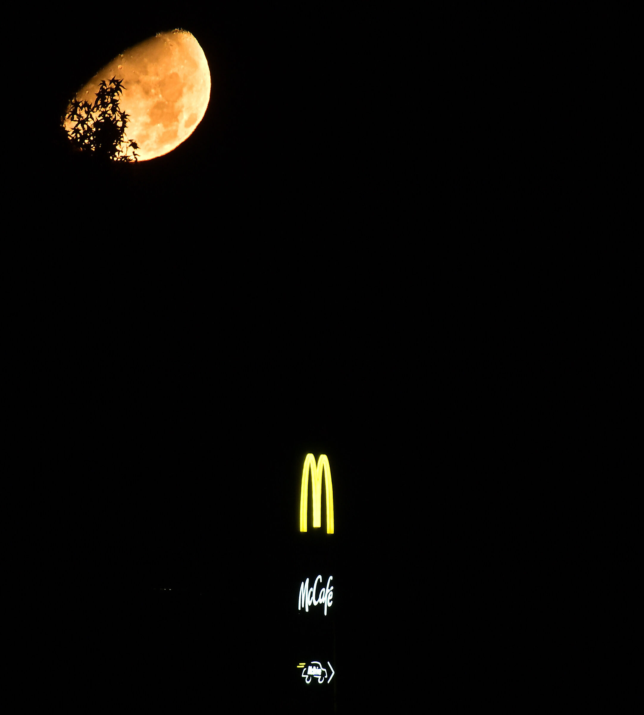 The moon is hungry