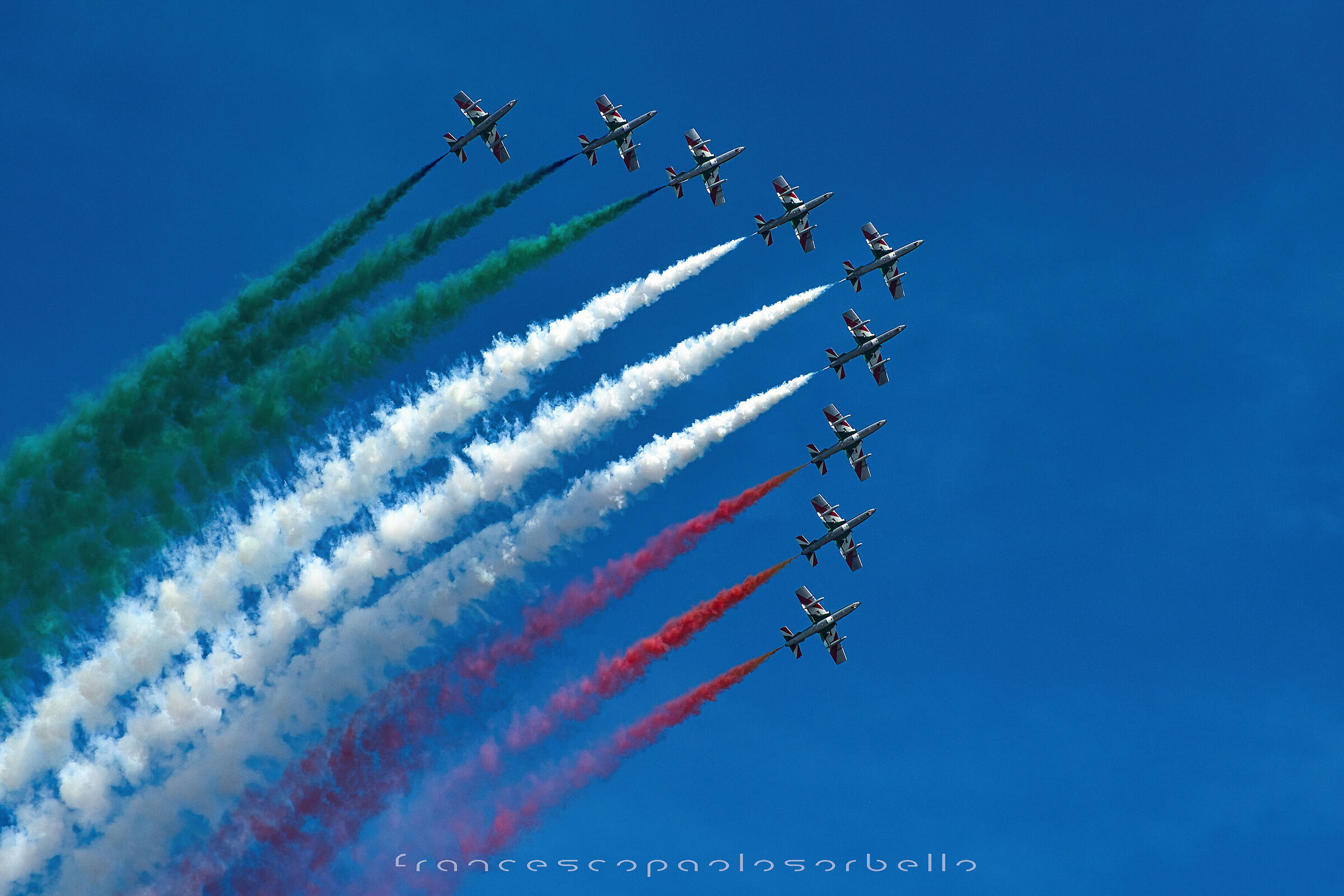 The Arrowhead with the Italian flag