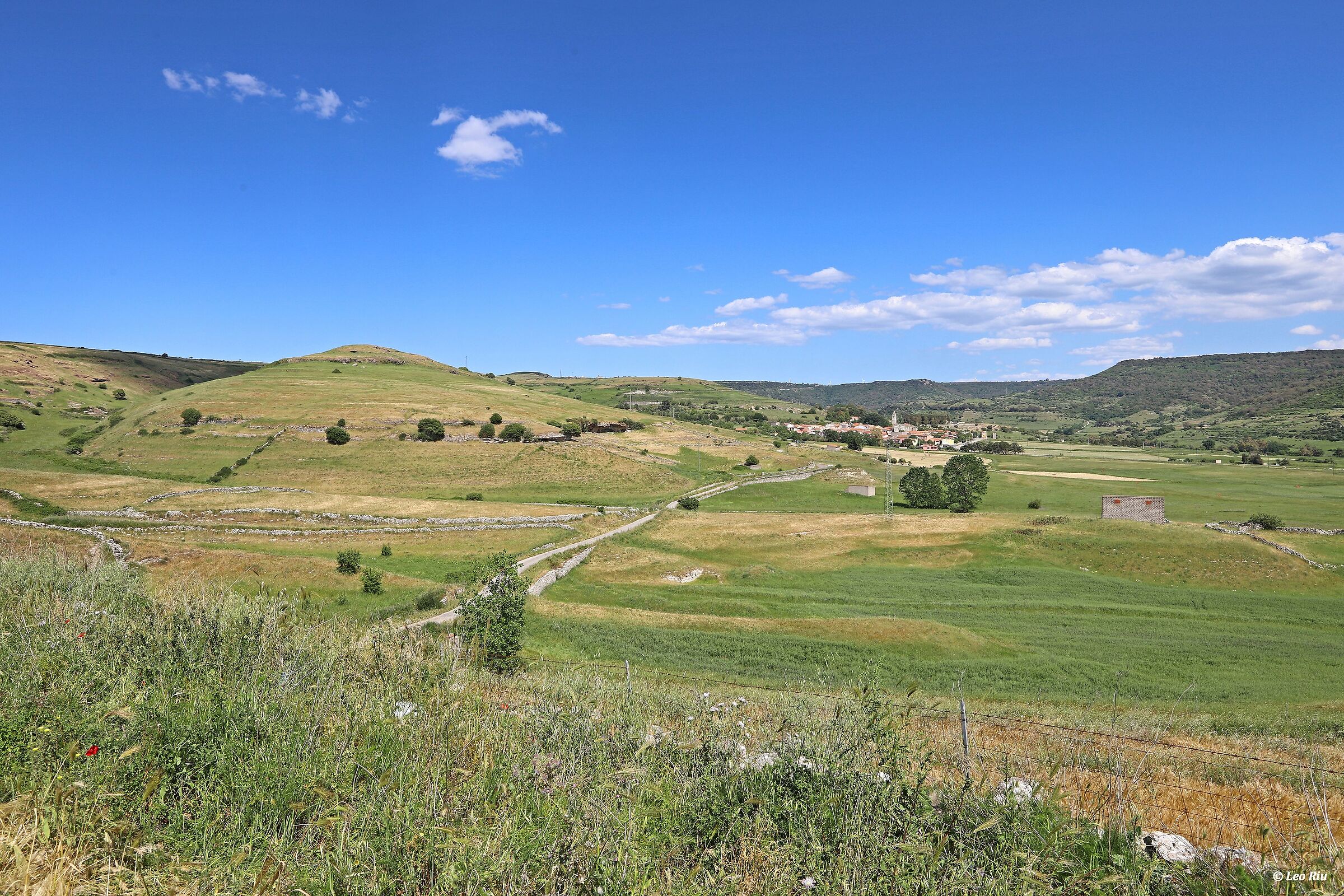 Sardinia, former Roman granary valley, near Semestene