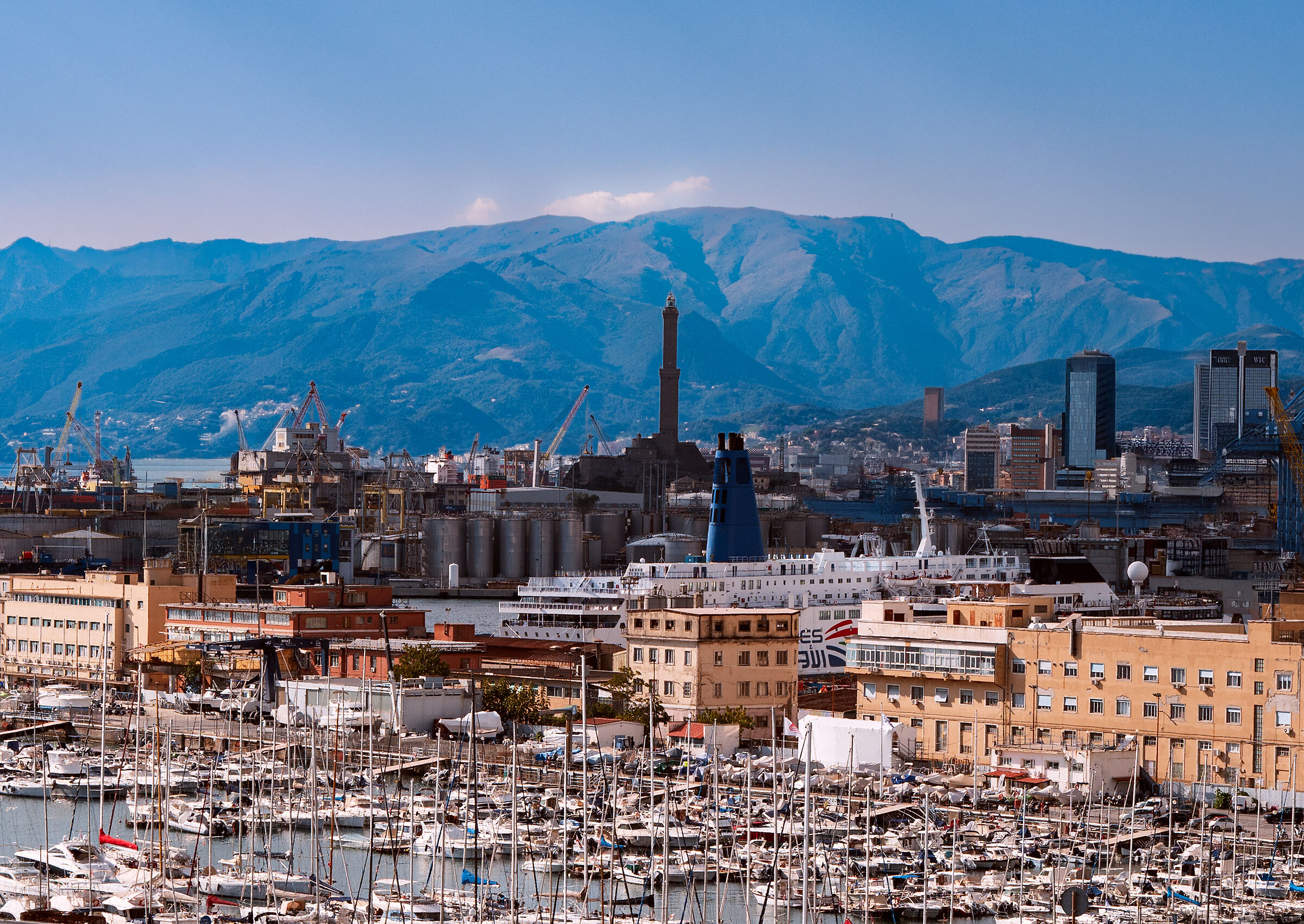 Genoa - View of the port
