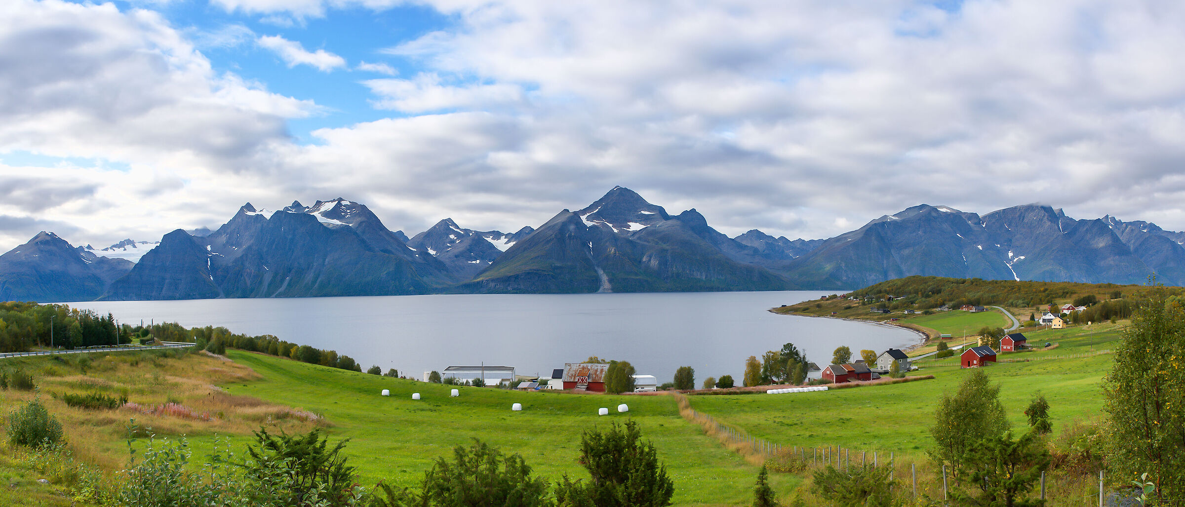 Pano on the Lyngen alps Norway