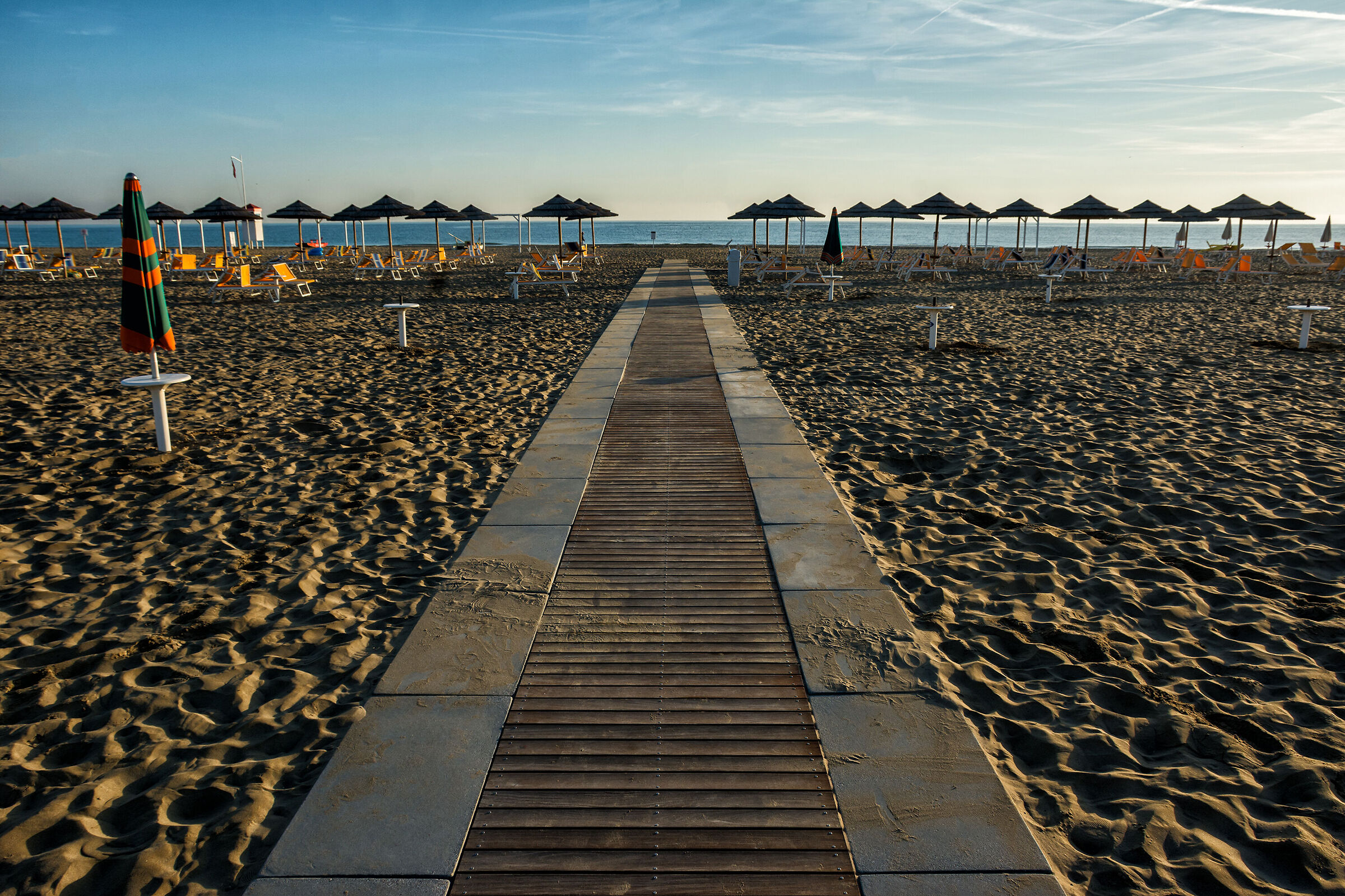 The beach of Rimini