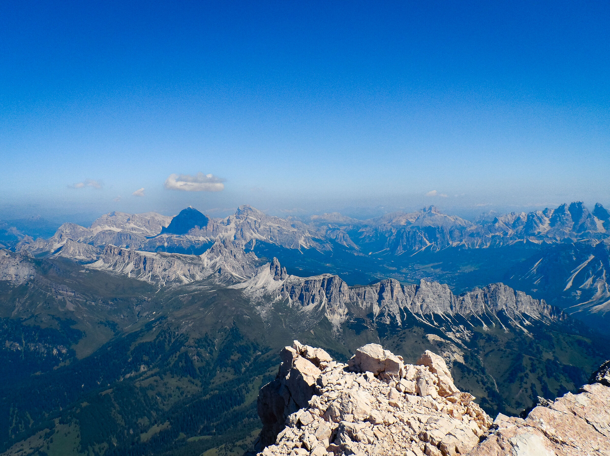 vecchia foto conca ampezzana dal pelmo