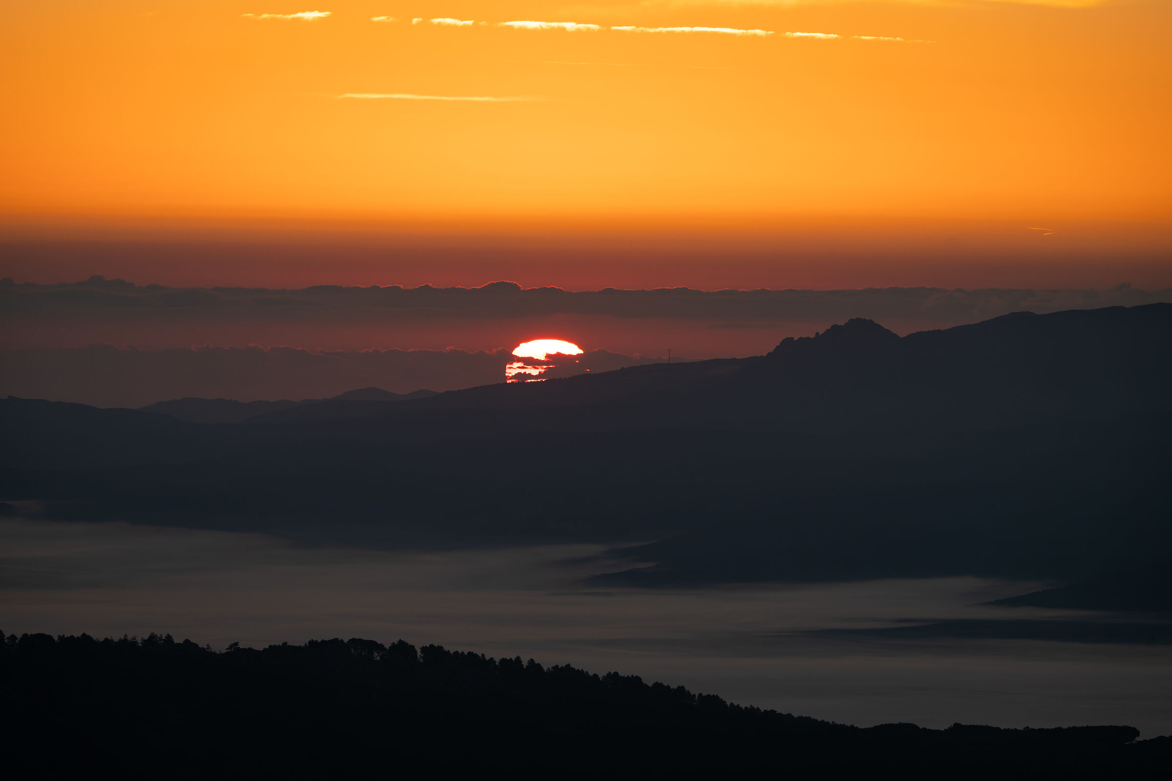 Sunrise in northern Sardinia