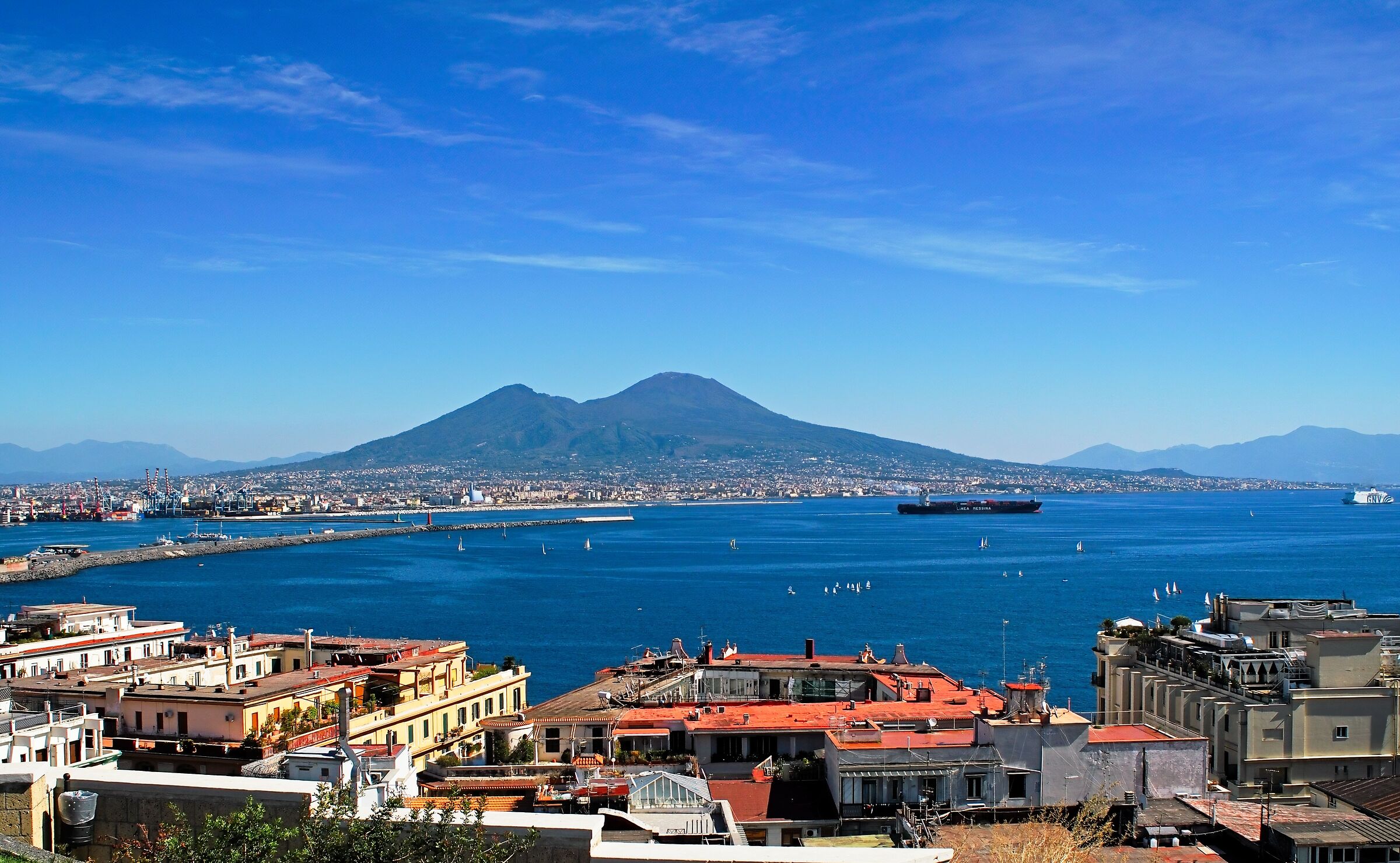 Vesuvius from Mount Echia