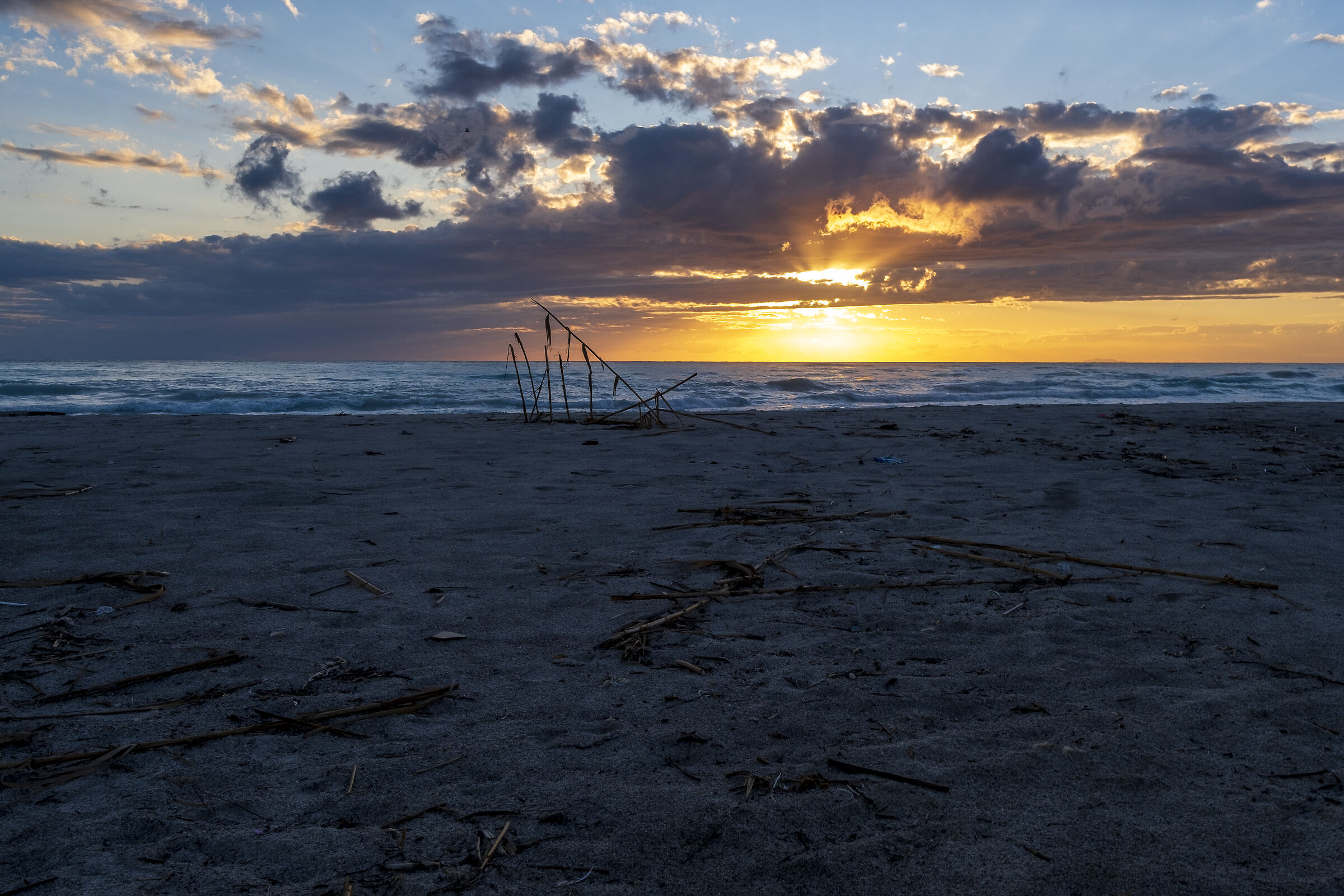 tardo pomeriggio alle spiagge bianche