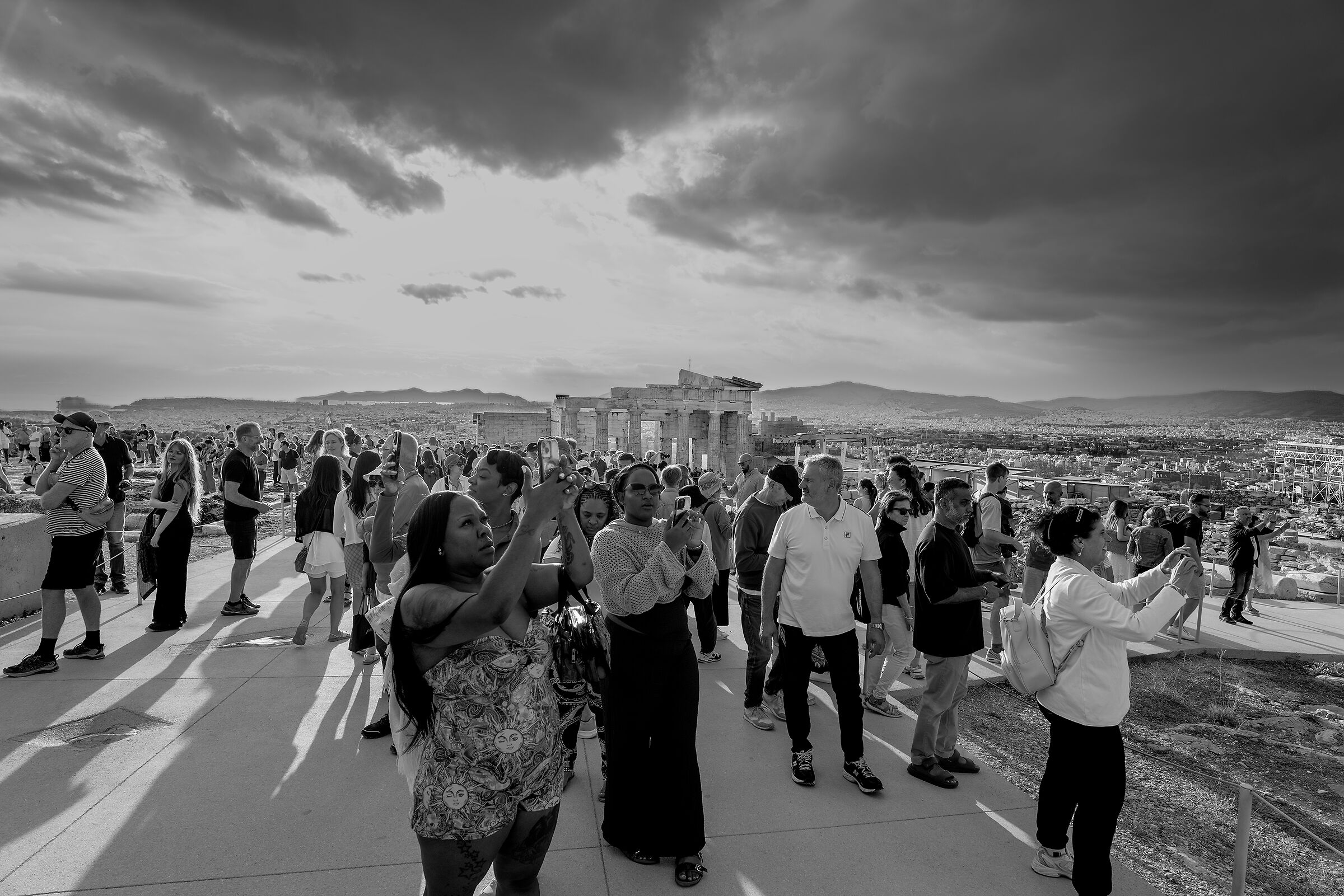 The Parthenon has a new god: the Smartphone!