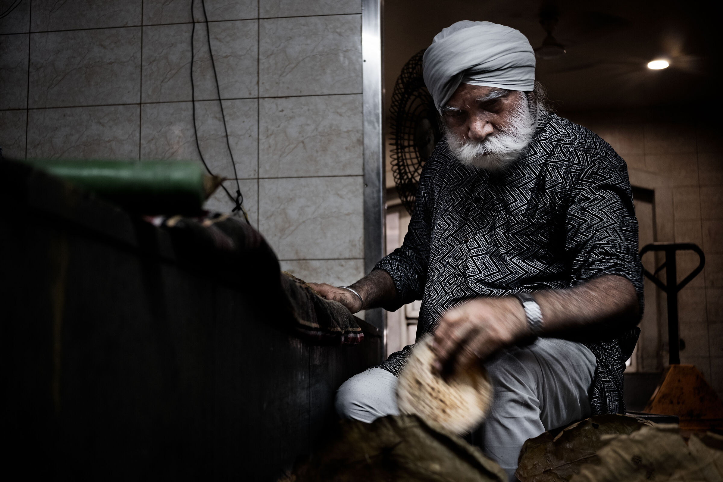 Kitchens of Delhi's Gurdwara Bangla Sahib Sikh Temple