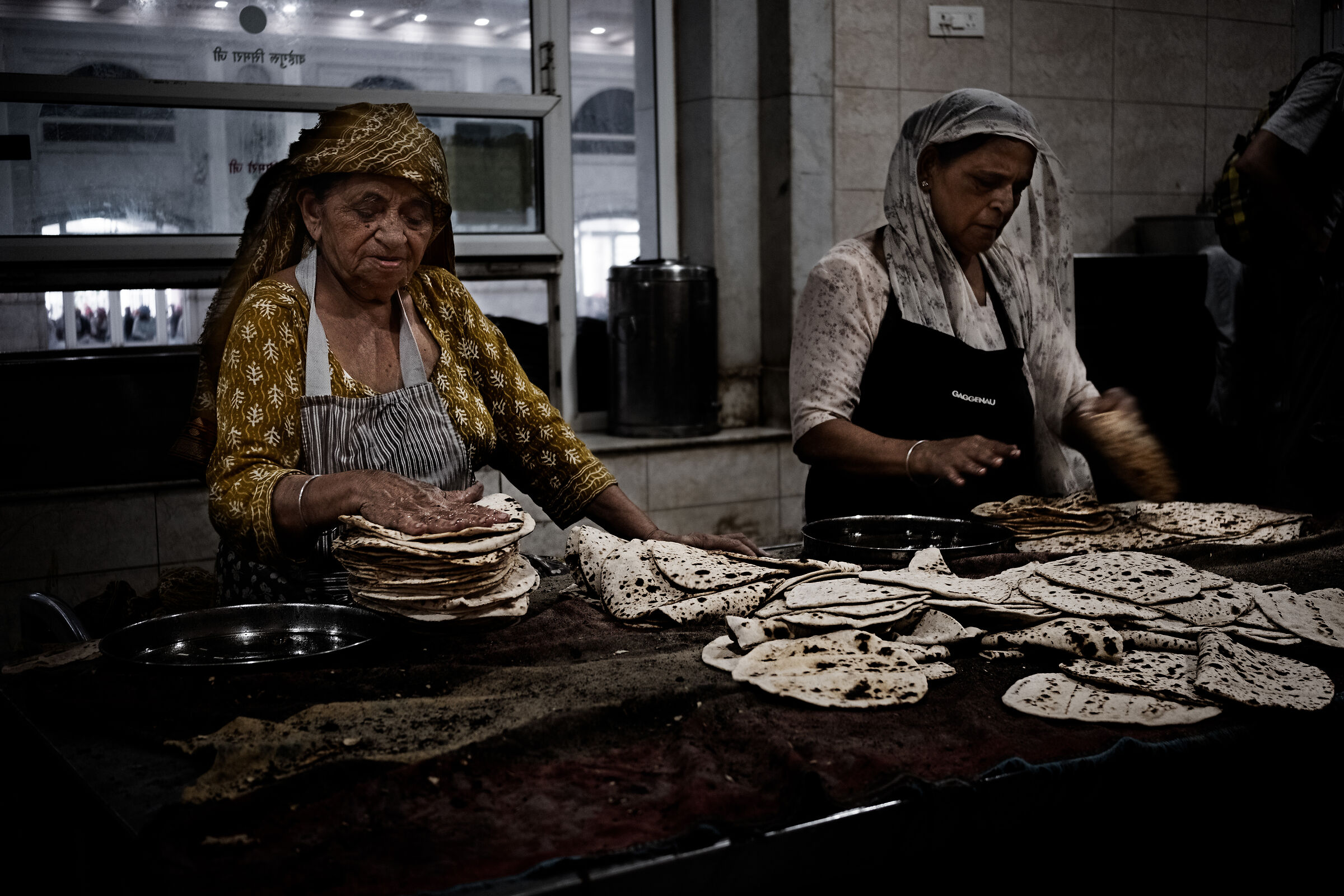 Kitchens of Delhi's Gurdwara Bangla Sahib Sikh Temple