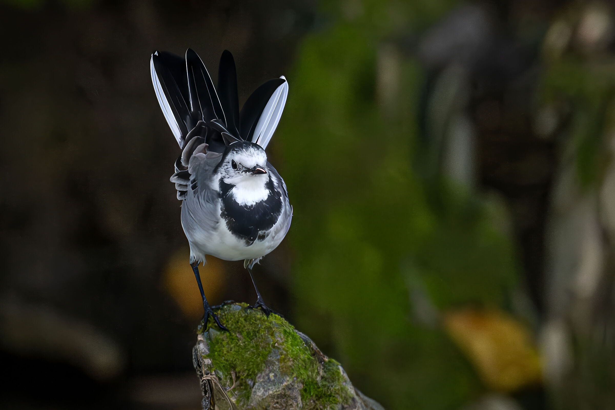 Dance the white dancer