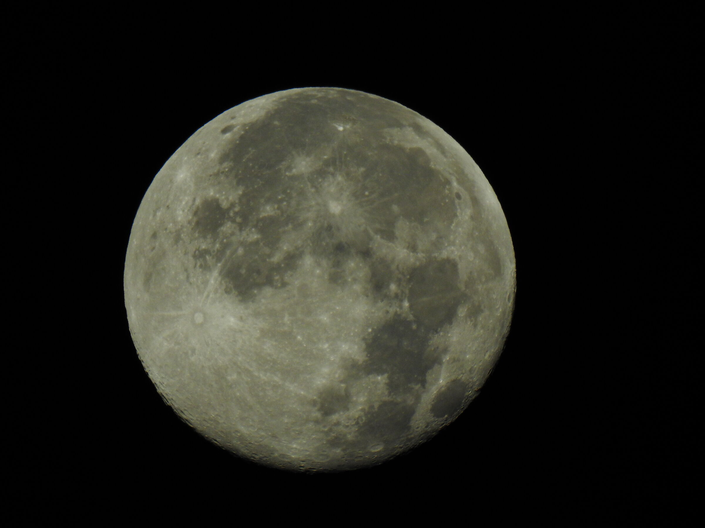 Moon in the morning