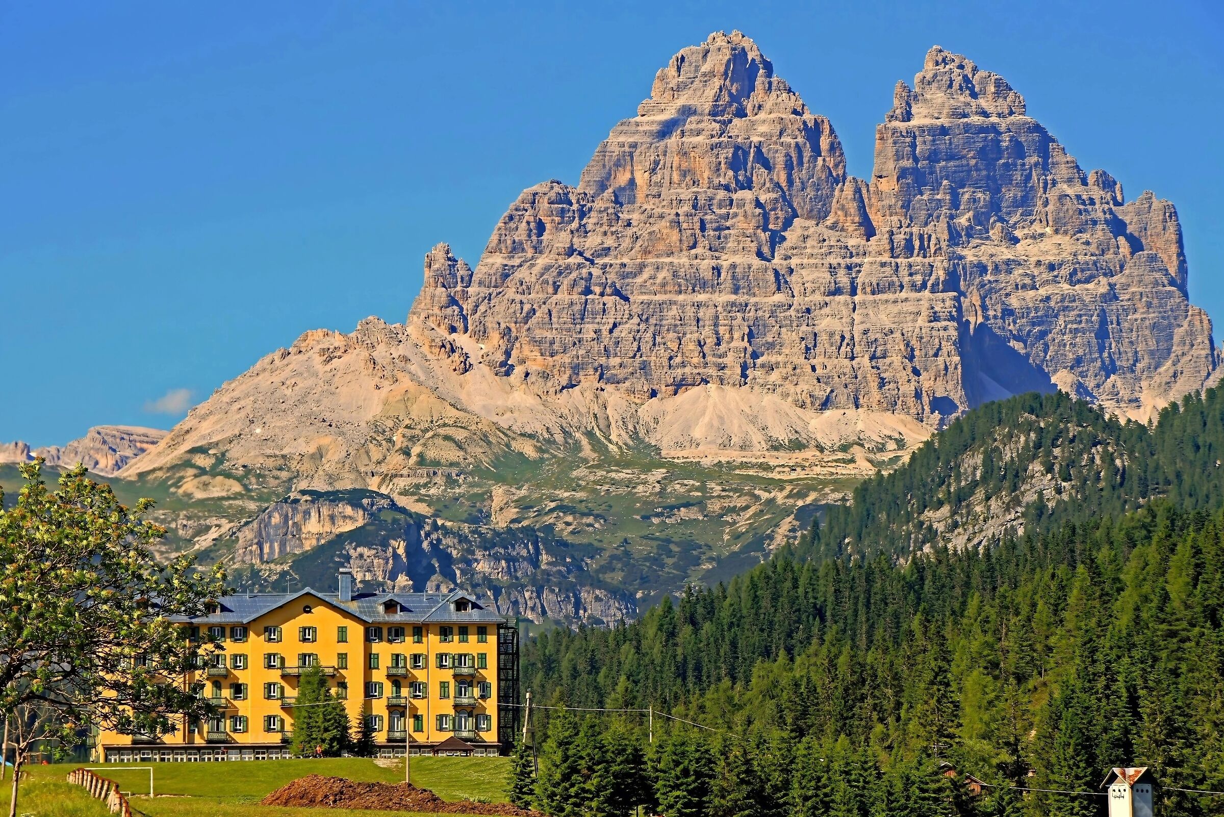 Le Cime di Lavaredo viste da Misurina