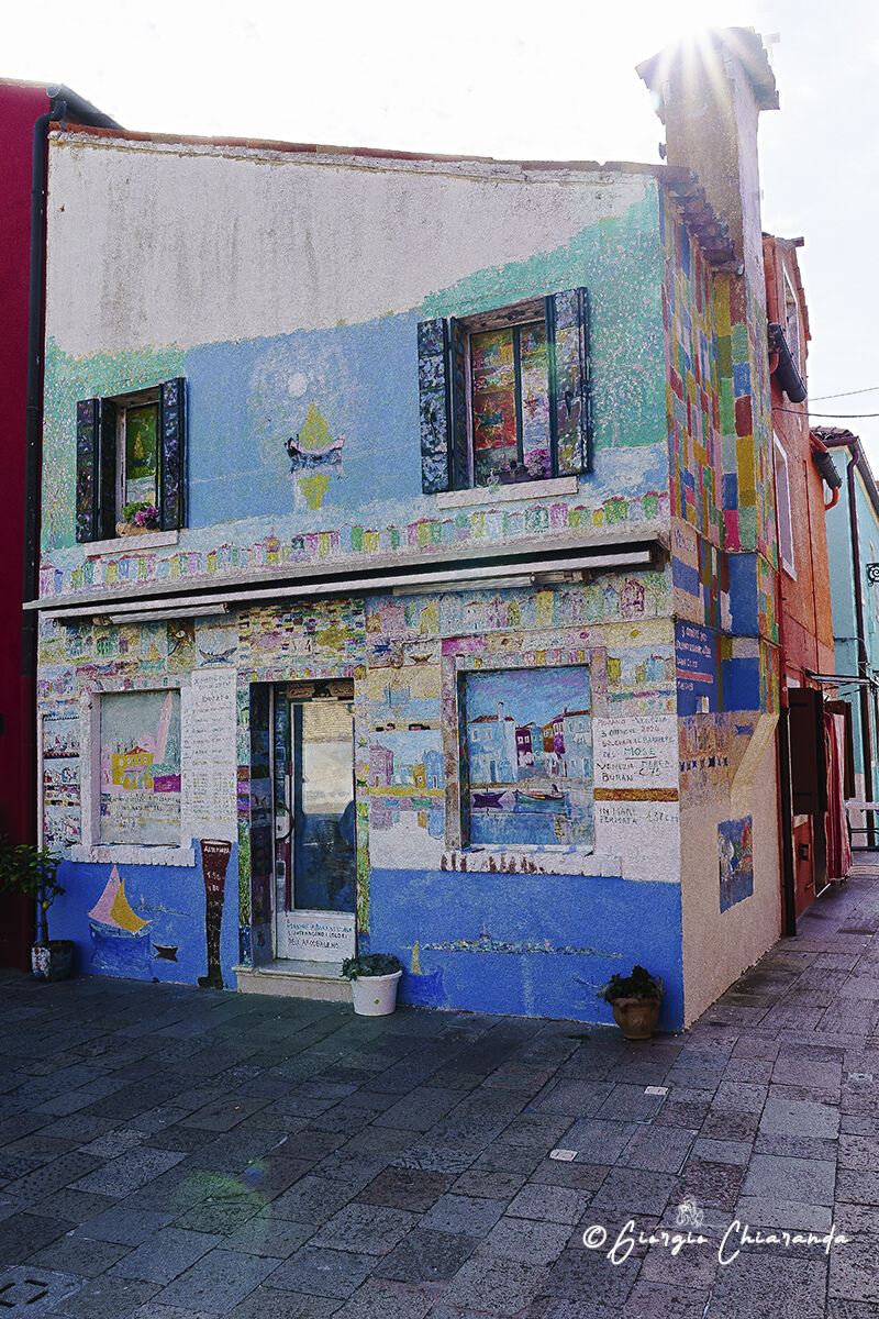 La casa dipinta Burano (ve)