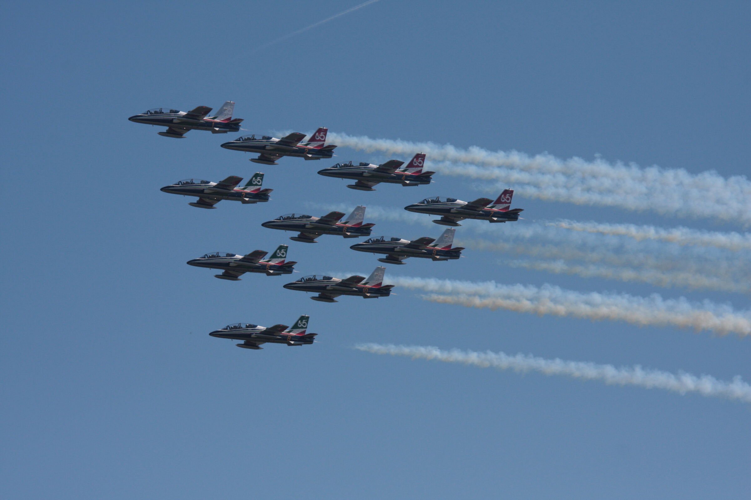 Un cielo tricolore di emozioni