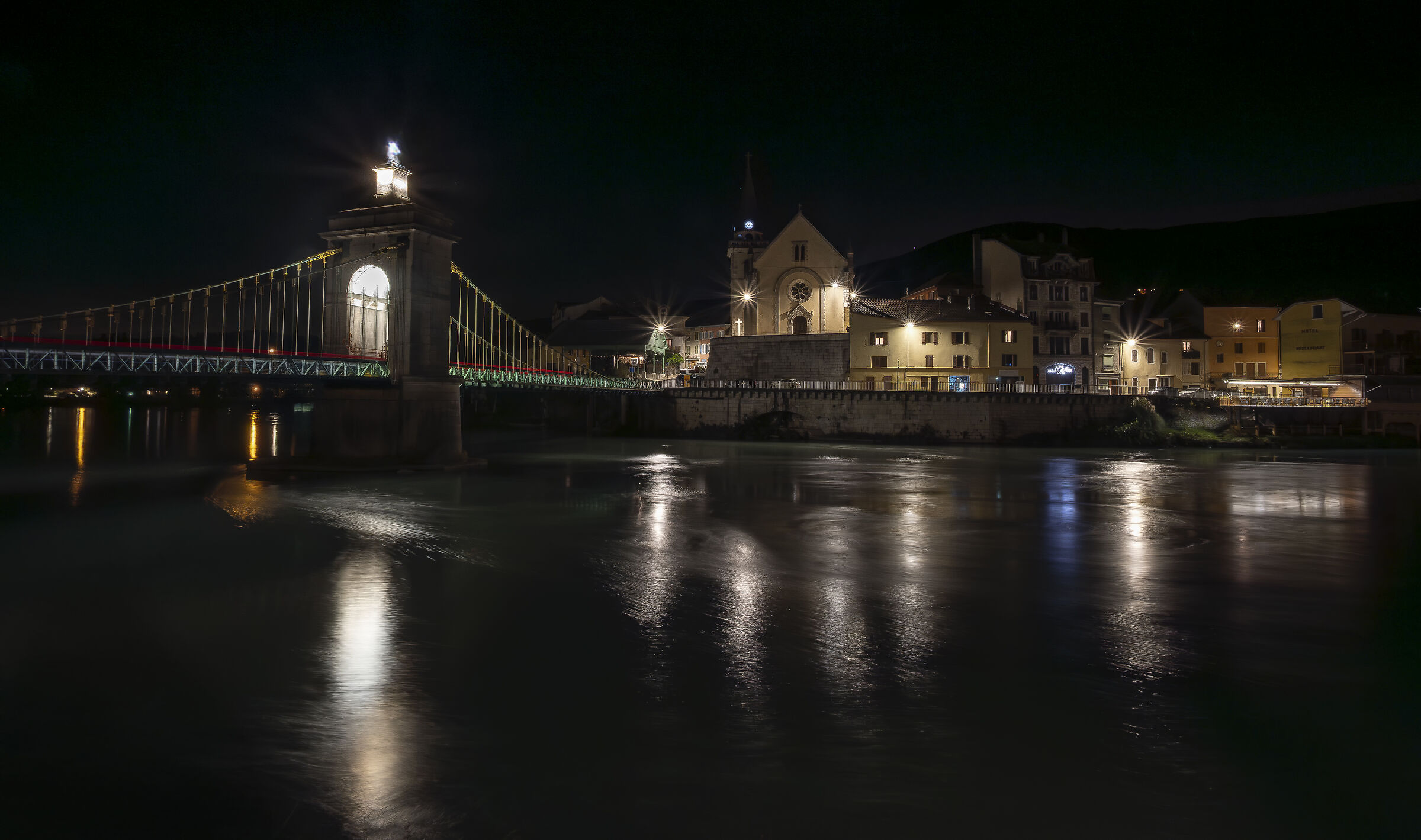 Haute-Savoie, Rhone River and Seyssel, Haute-Savoie, Haute-S...