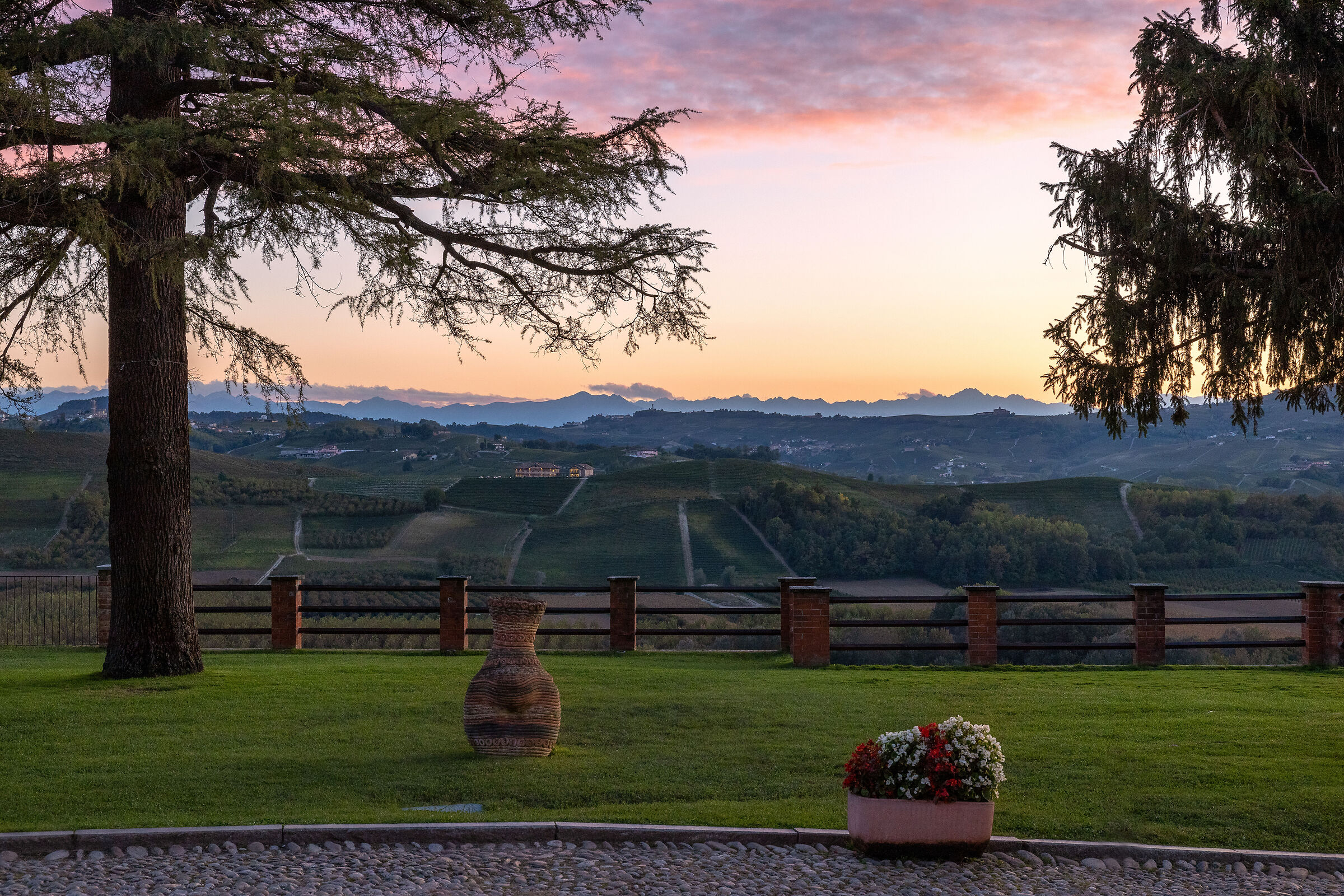 Terrazza sul tramonto - Castello di Grinzane Cavour