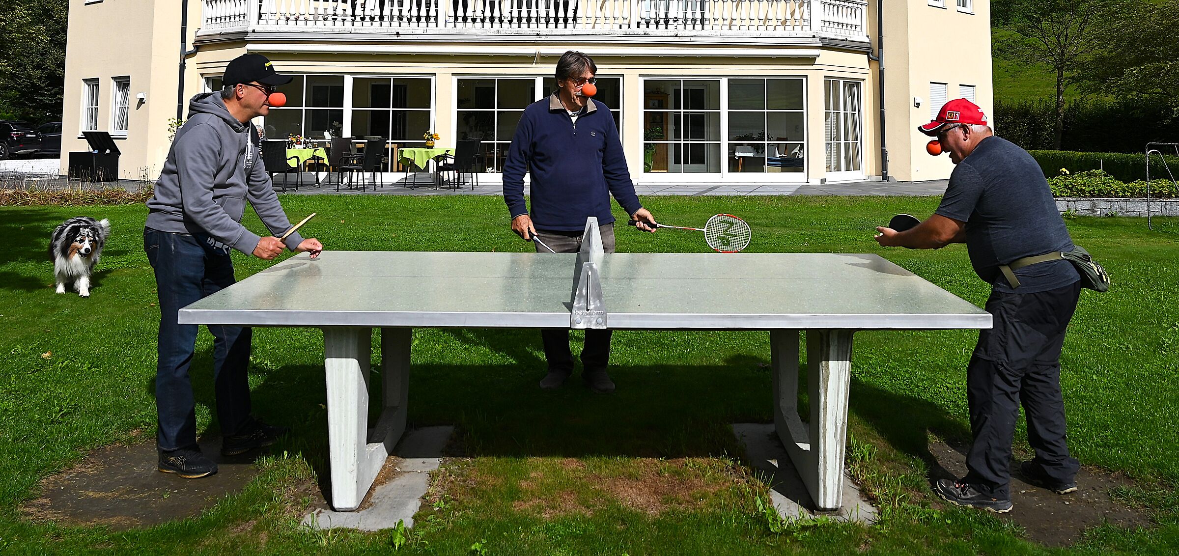 Mat and I want to learn tennis.