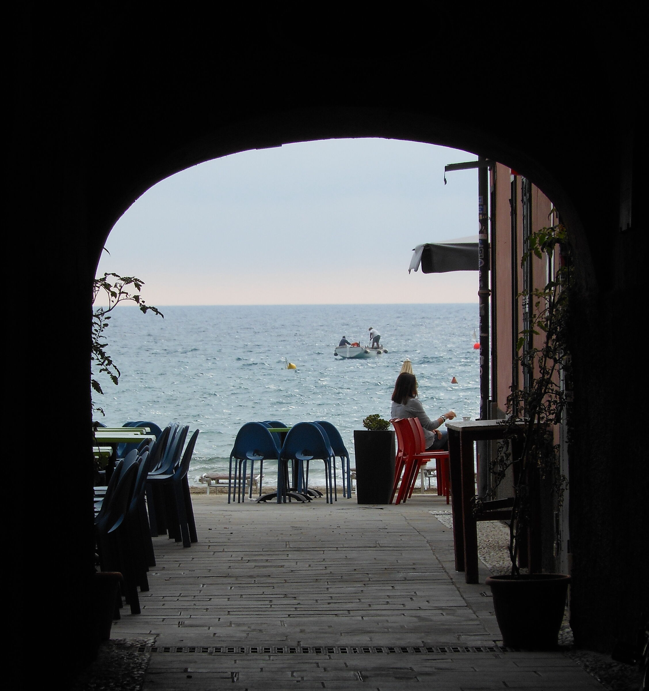 For an aperitif al fresco