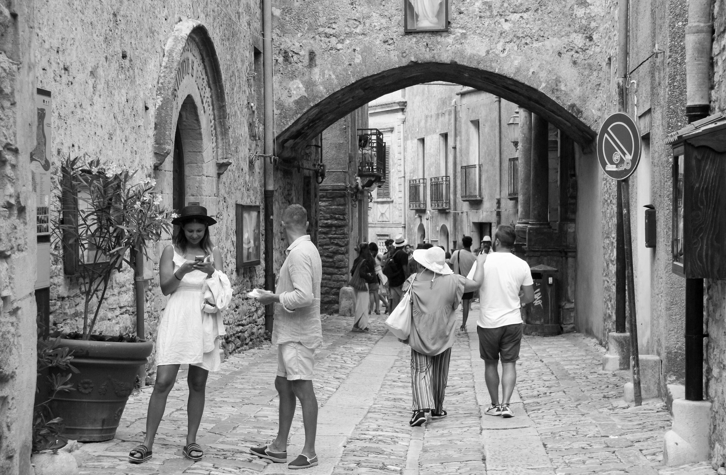The streets of Erice