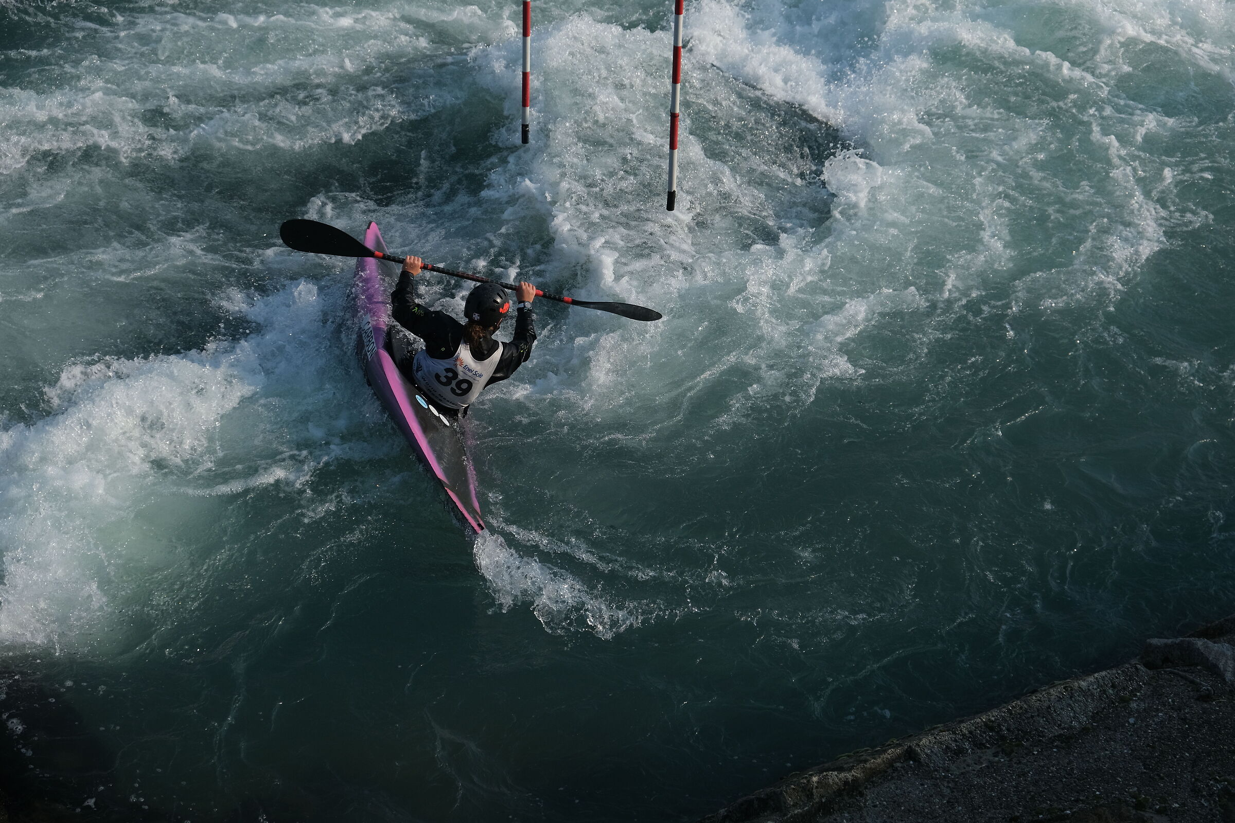 Allenamento nel fiume