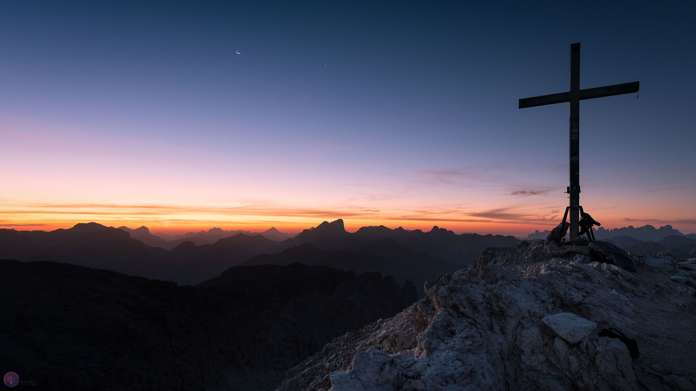 Una nuova alba sulle Dolomiti