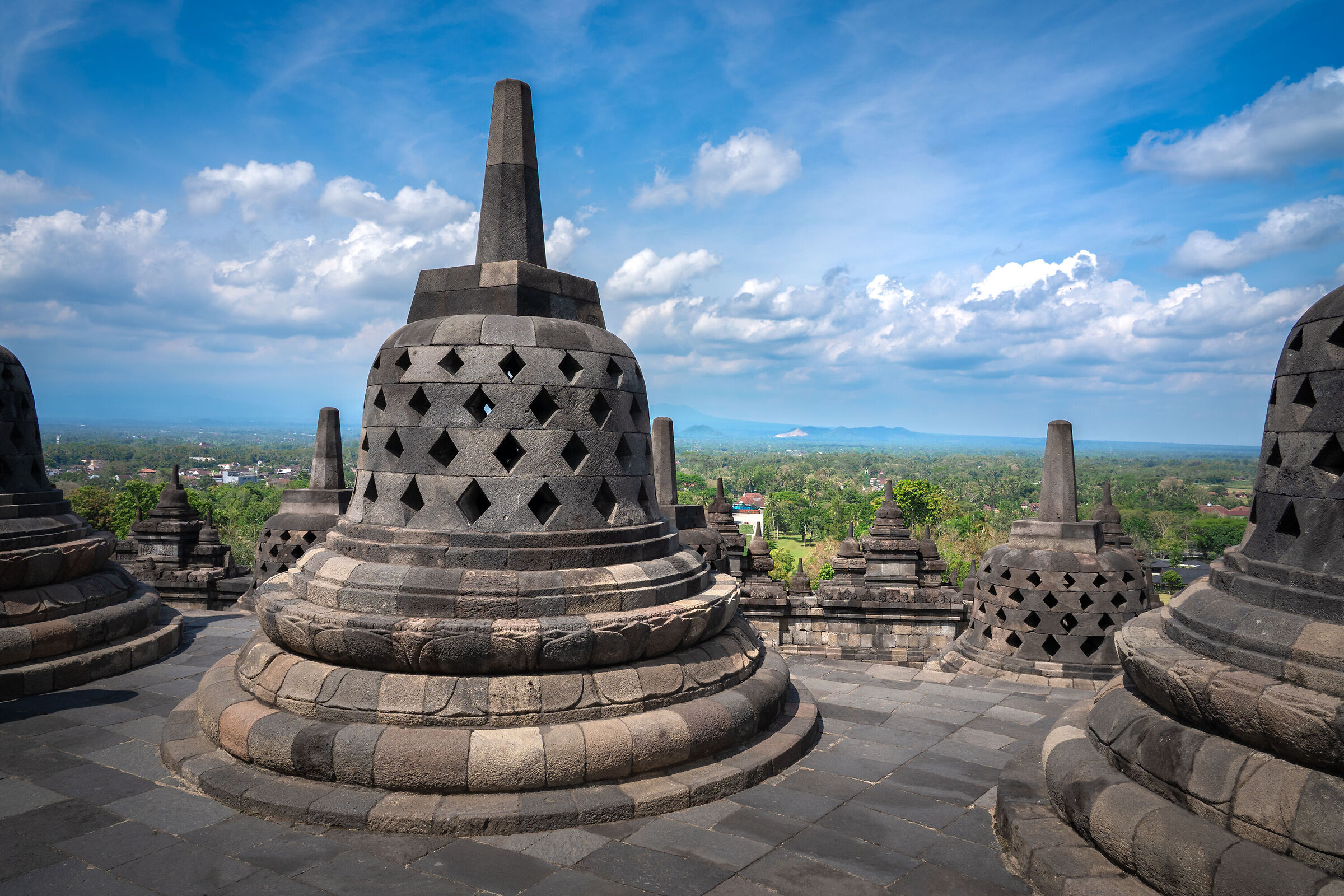 Borobudur con vista