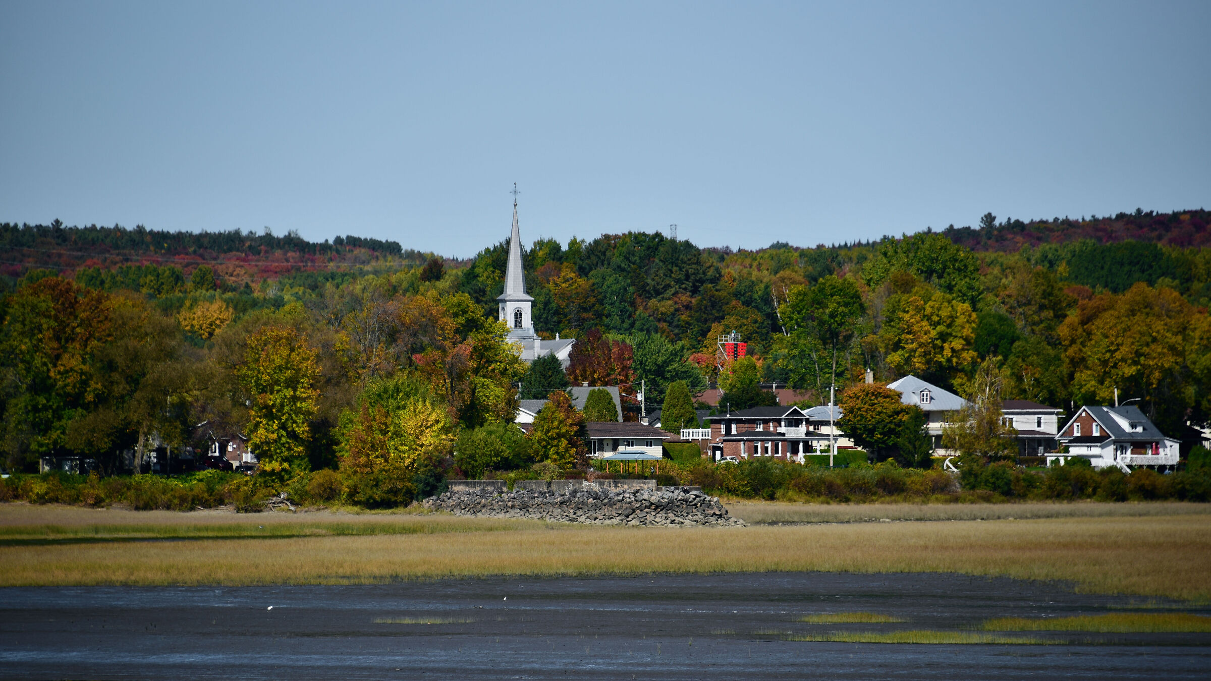 Portneufville City, Quebec Canads - Immagine Autunno 2025