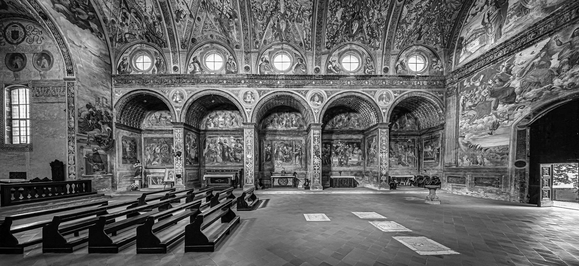Soncino in 9 mm - S.M.d. Grazie, arcate lato destro